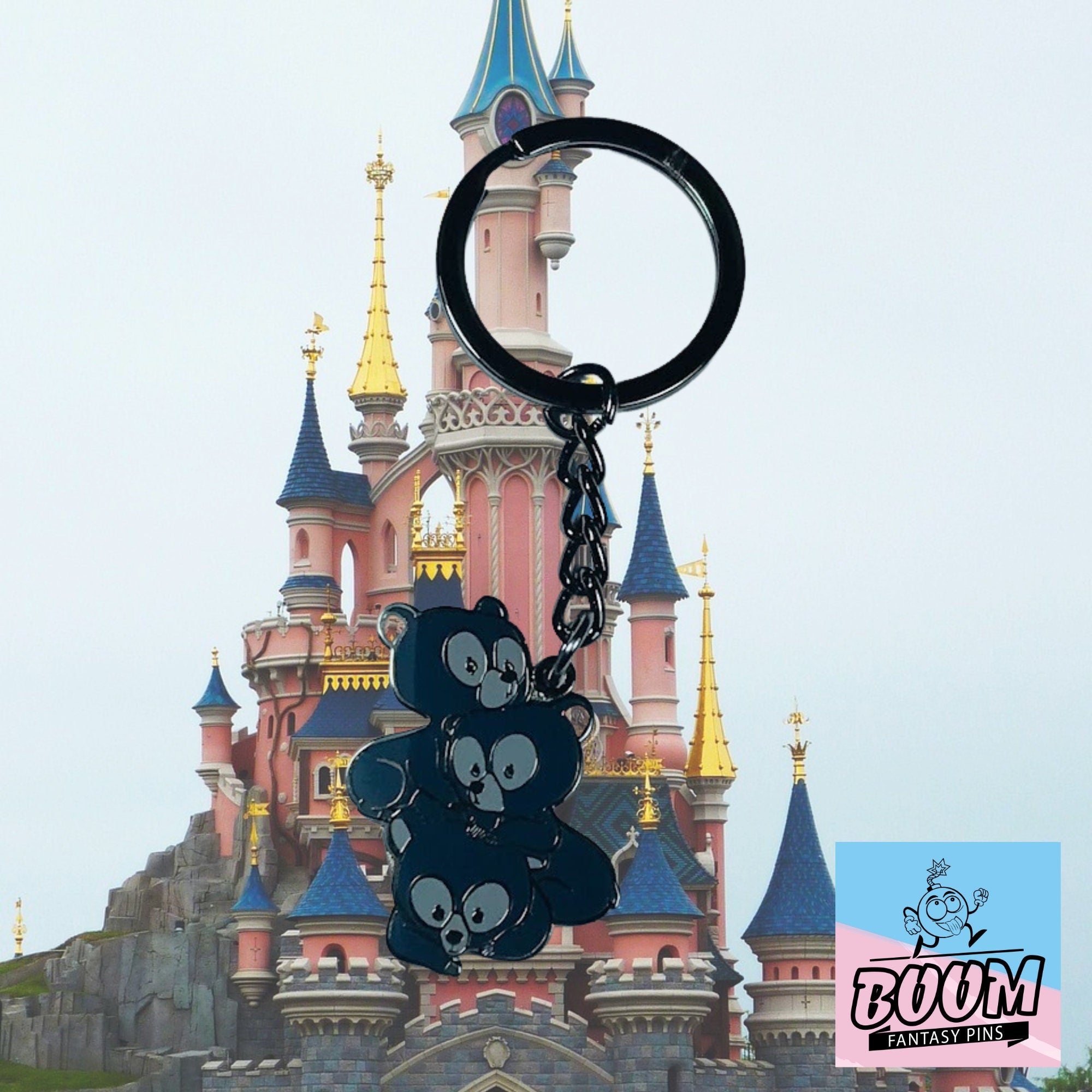 Llavero – Los 3 ositos de Valiente – Disney Fantasy