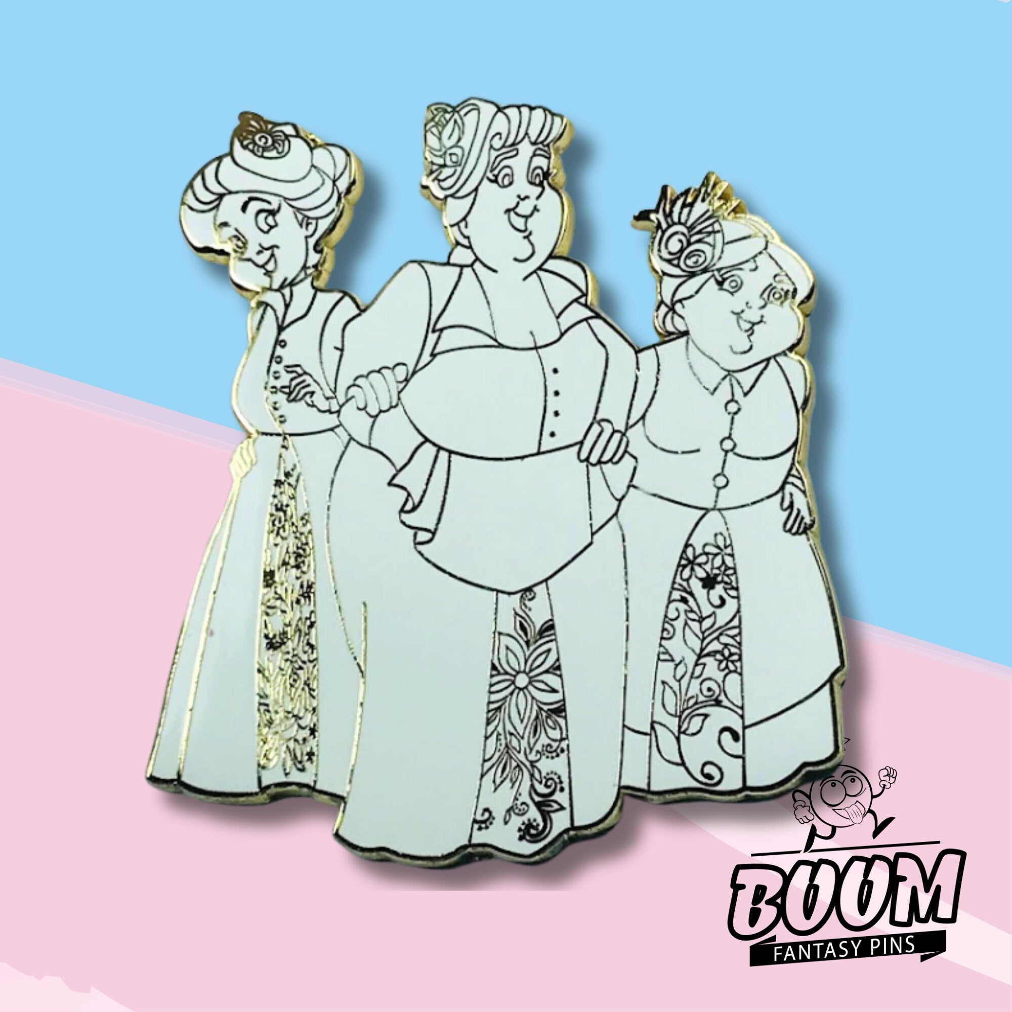 Épinglette – Flora, Fauna et Pimprenelle de La Belle au bois dormant – Disney Fantasy