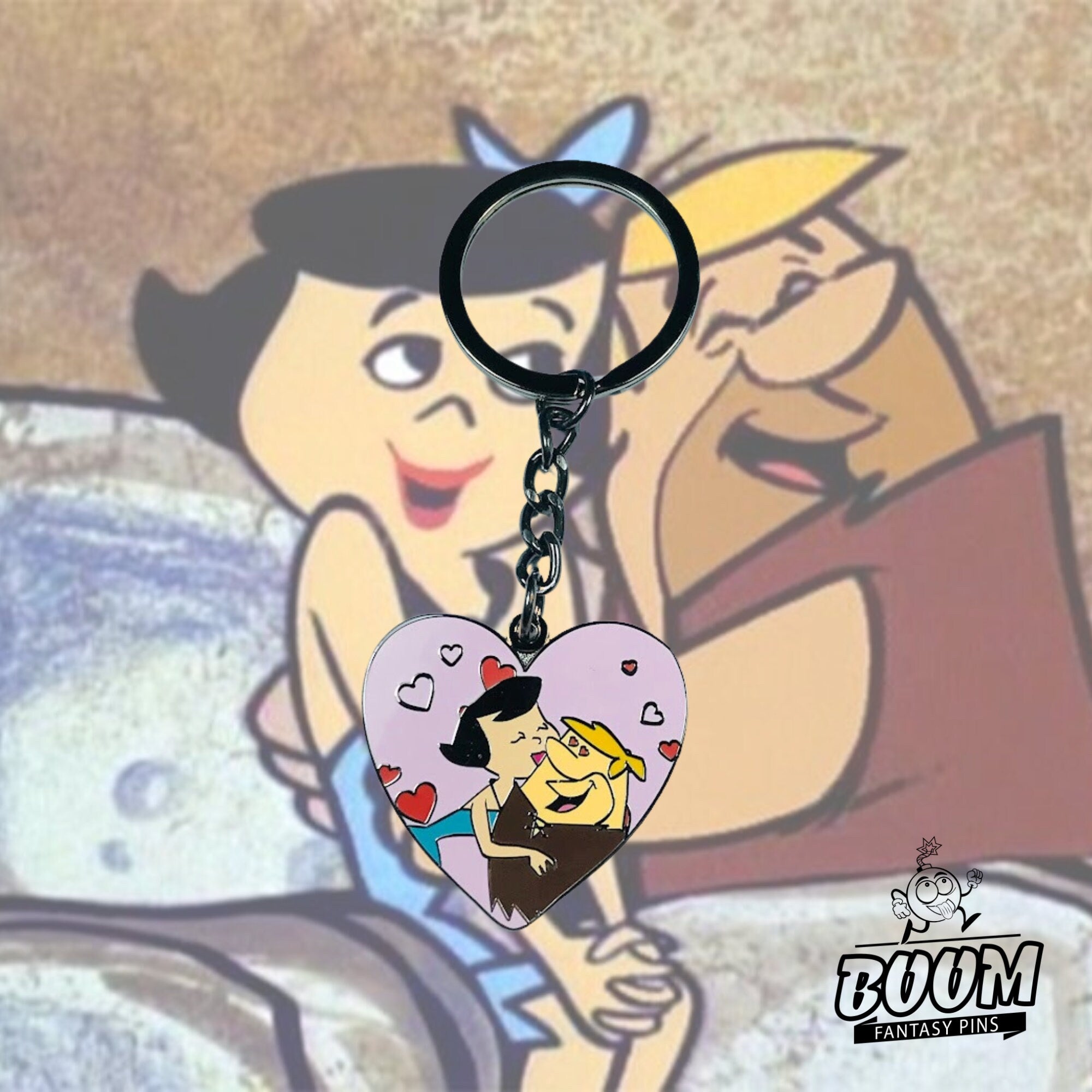 Porte-clés – Pablo et Betty des Pierrafeu – Disney Fantasy