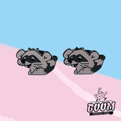 Cufflinks – Trigger the Raccoon from Robin Hood – Disney Fantasy