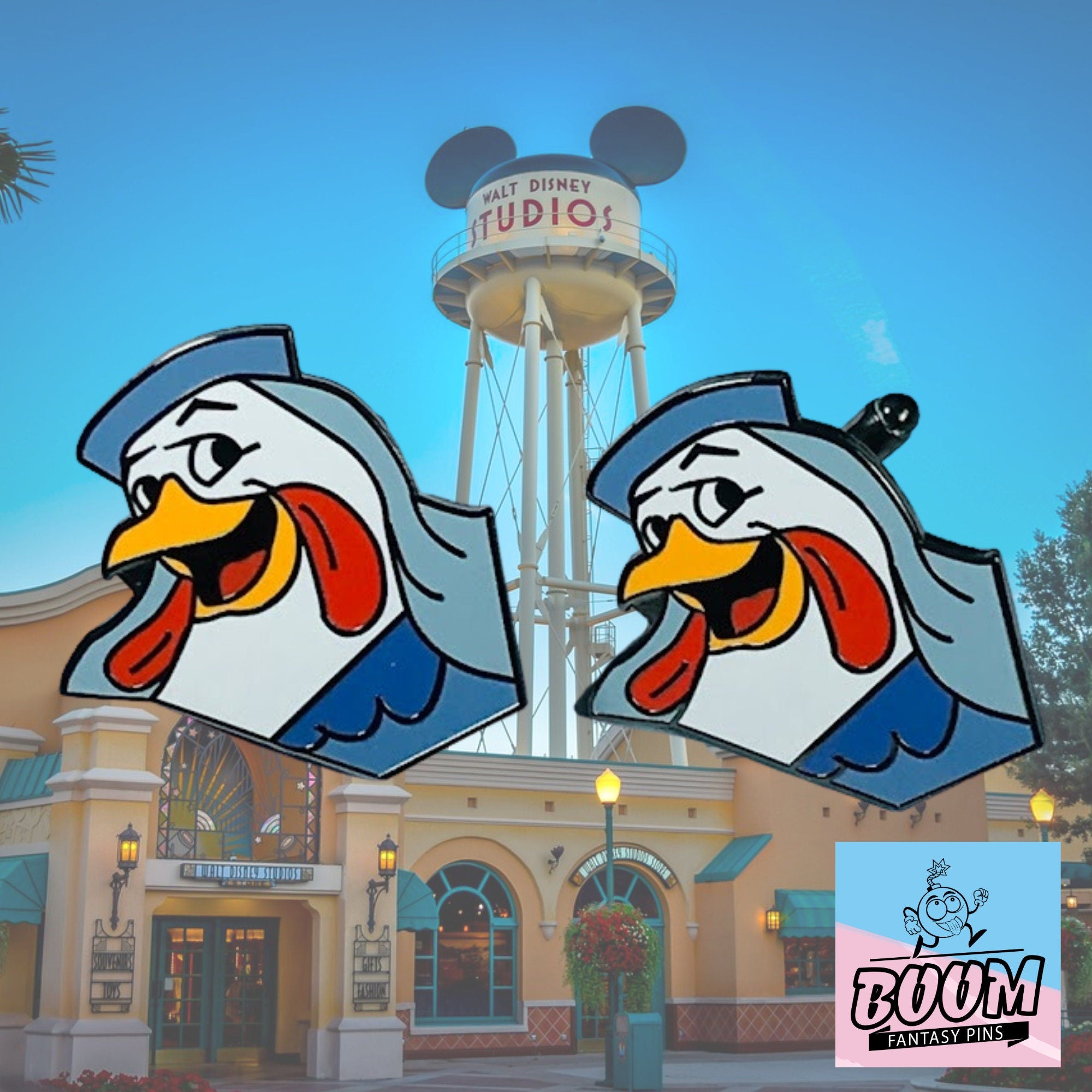 Cufflinks – Lady Kluck from Robin Hood – Disney Fantasy