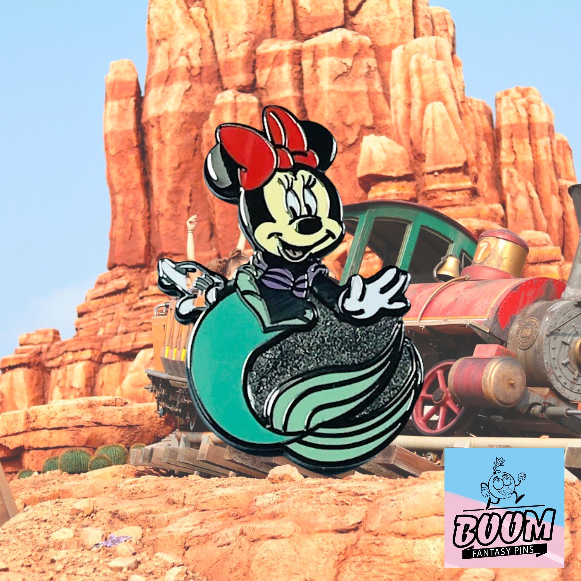 Pin's – Minnie Mouse en Ariel de La Petite Sirène – Disney Fantasy