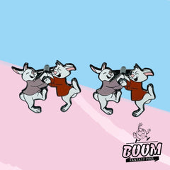 Cufflinks – Skippy and Sis Bunny from Robin Hood – Disney Fantasy