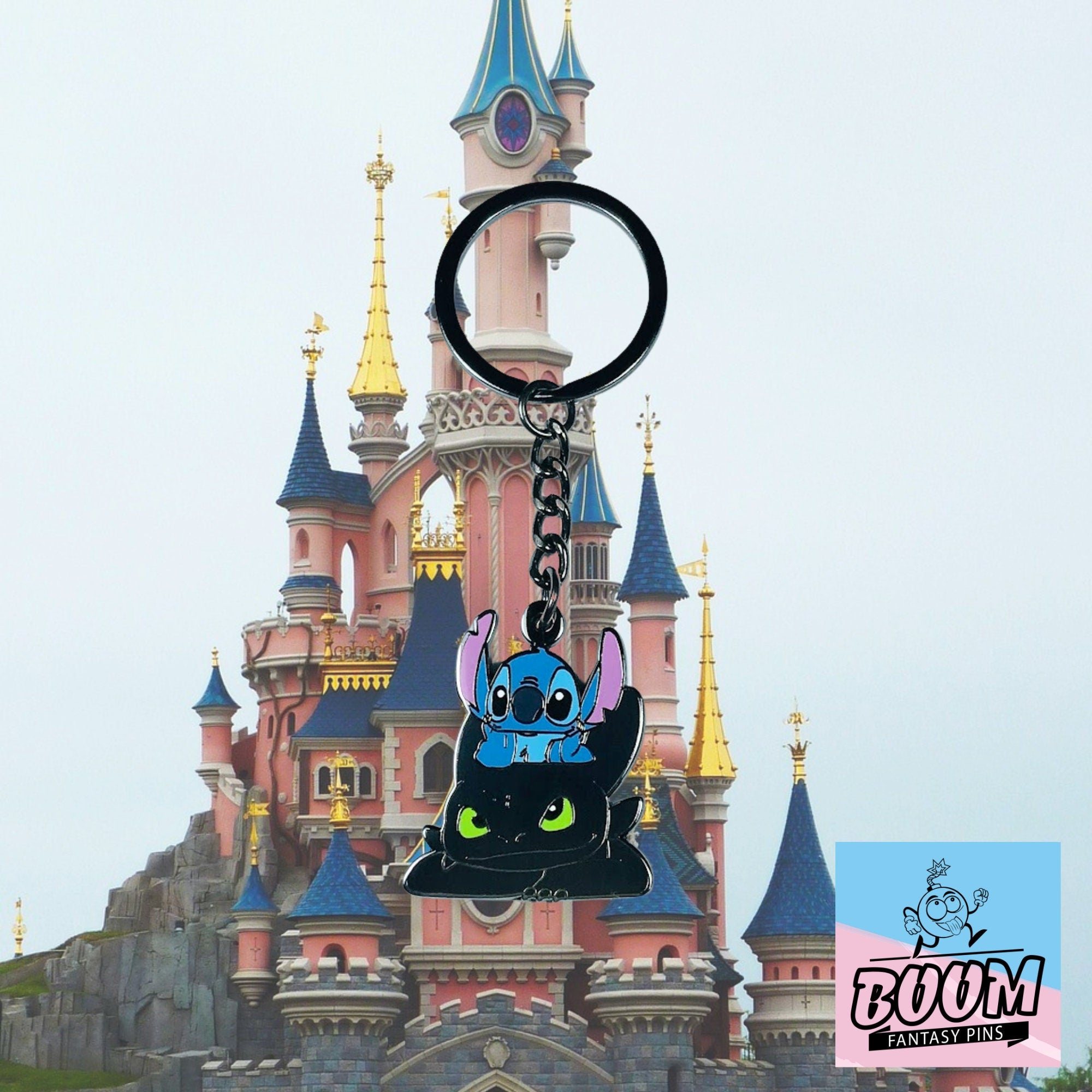 Llavero – Experimento 626 Stitch y Desdentao de Lilo y Stitch – Disney Fantasy