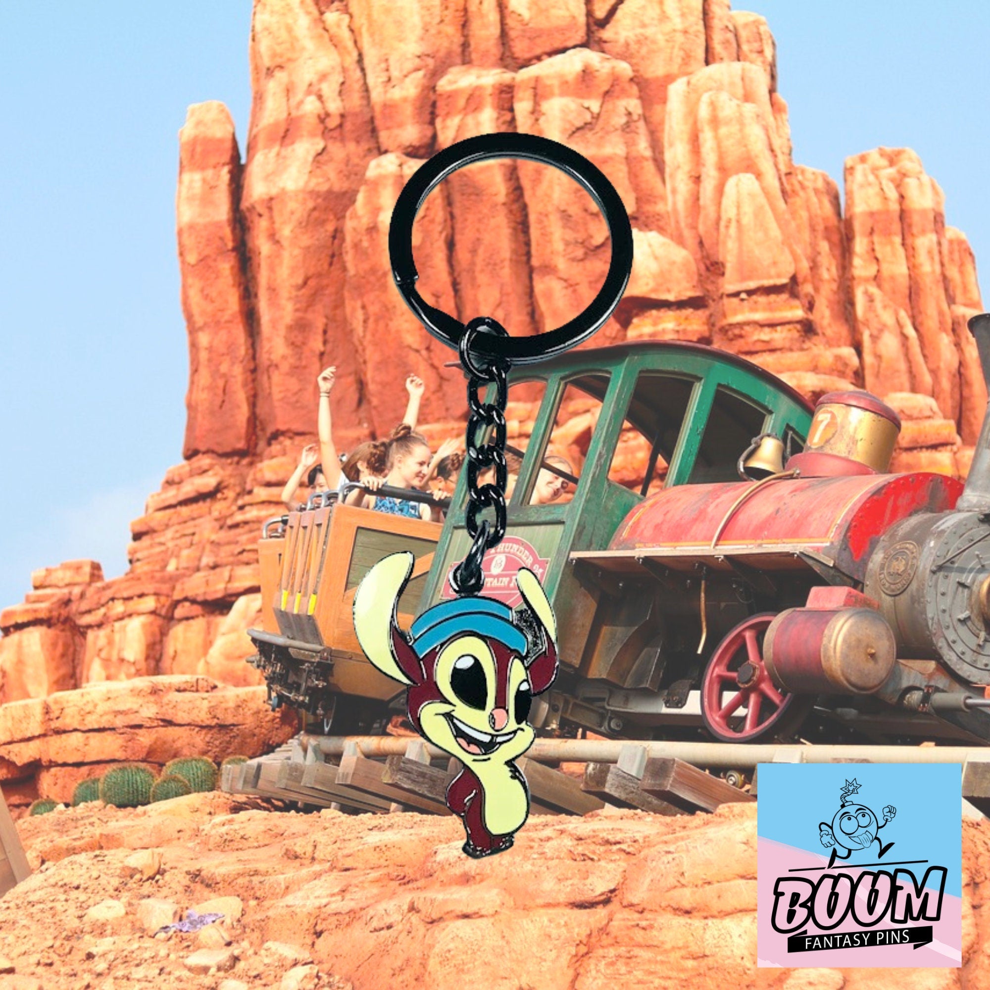 Llavero – Experimento 110 de Stitch Squeak de Lilo &amp; Stitch – Disney Fantasy