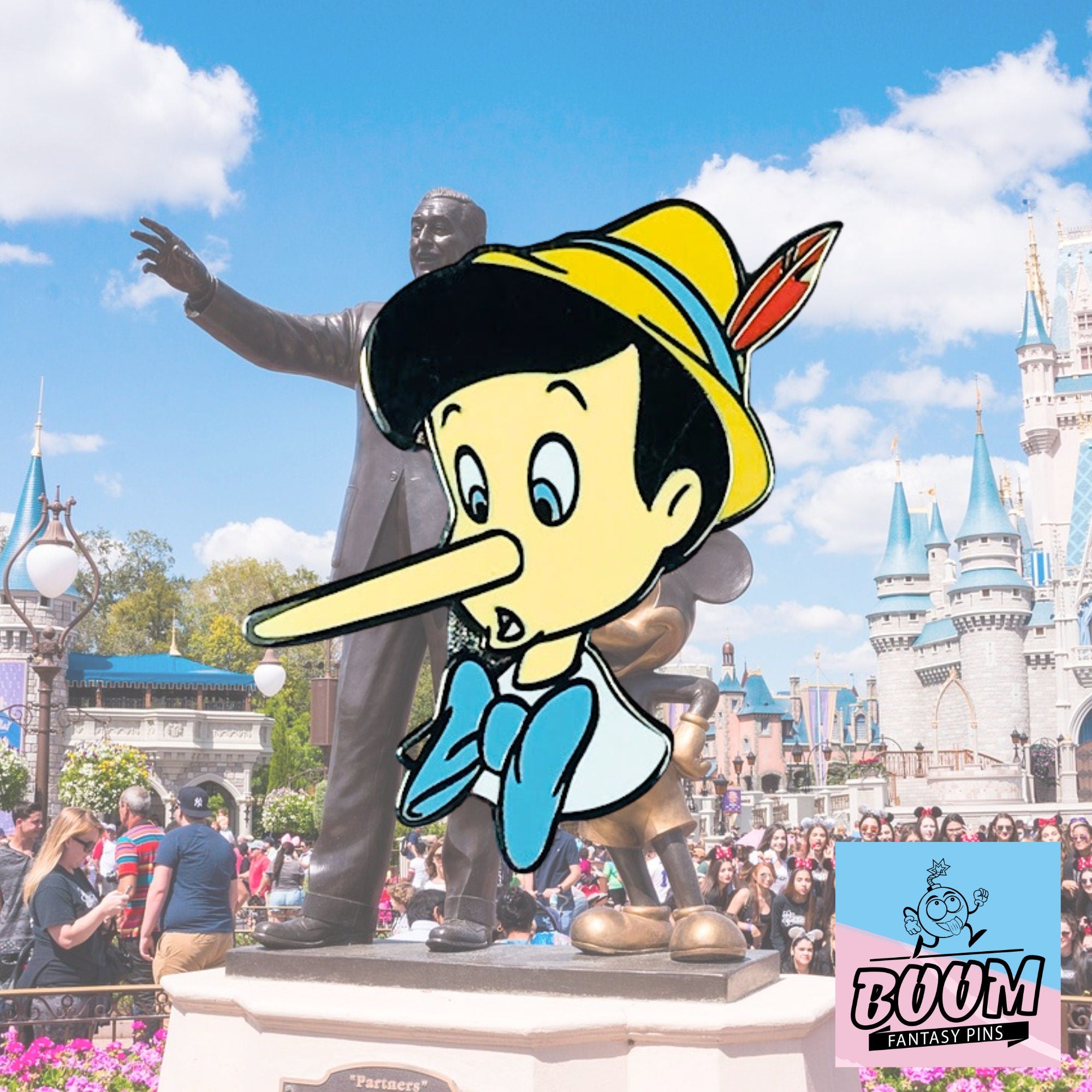 Pin's – Pinocchio du film Pinocchio de Disney Fantasy