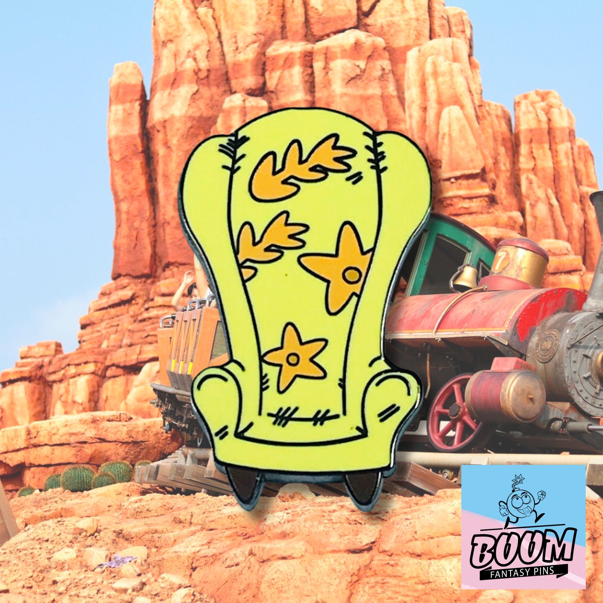 Pin – Sillón amarillo de Disney Fantasy – Disney Fantasy