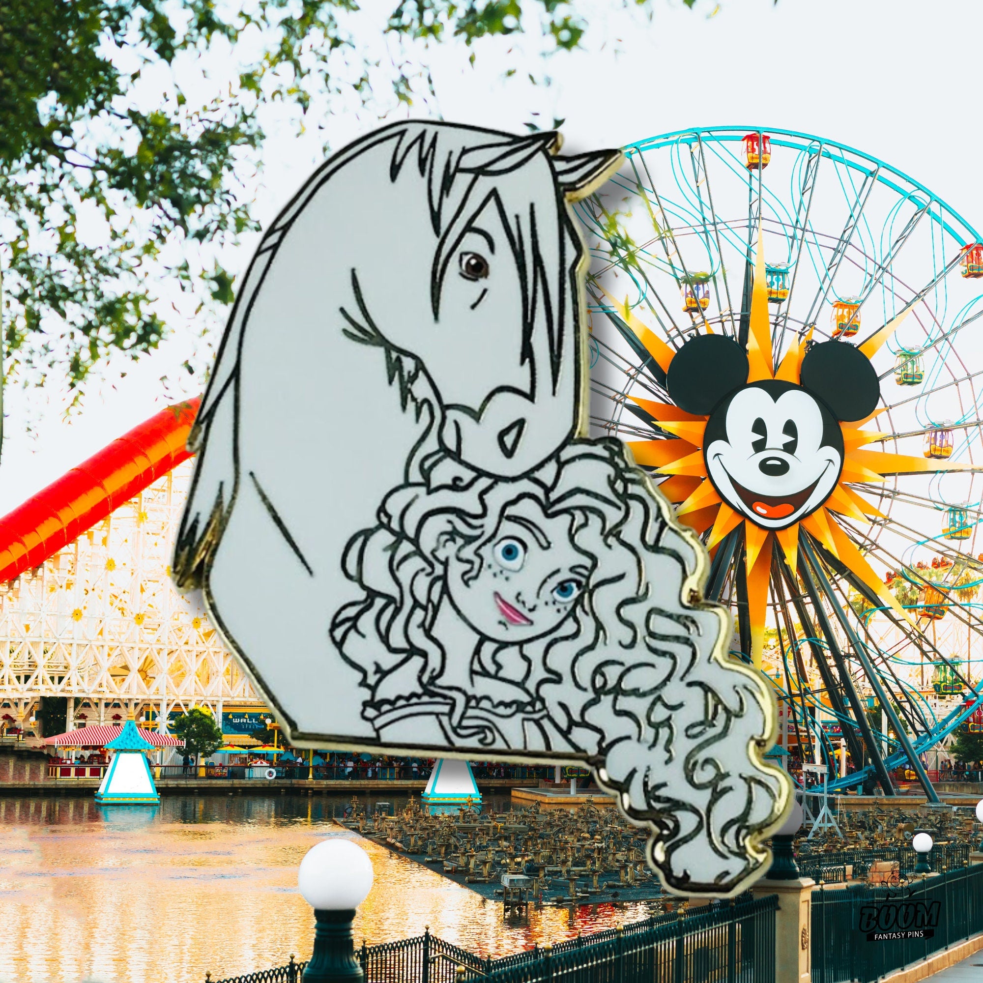 Pin's – Merida du film Rebelle – Disney Fantasy