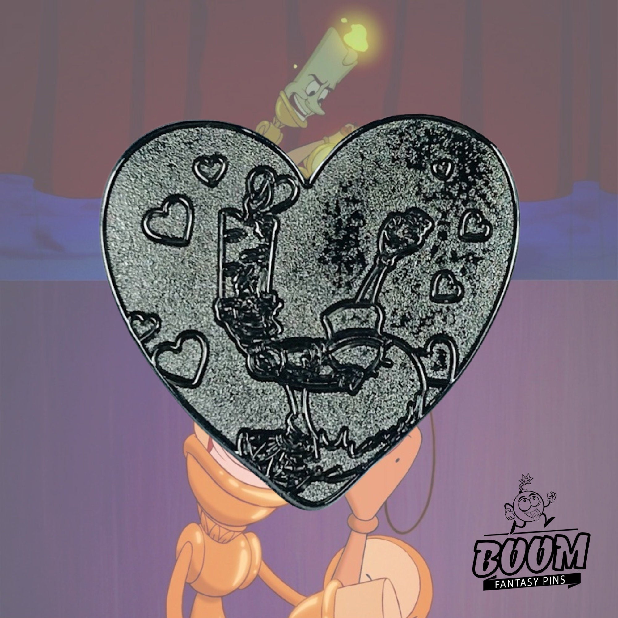 Pin's – Lumière et Babette de La Belle et la Bête – Disney Fantasy