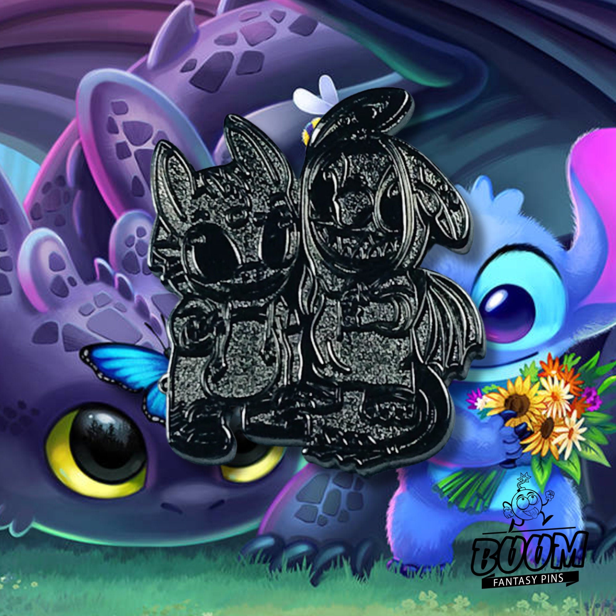 Épingle – Stitch et Krokmou de Lilo &amp; Stitch – Disney Fantasy