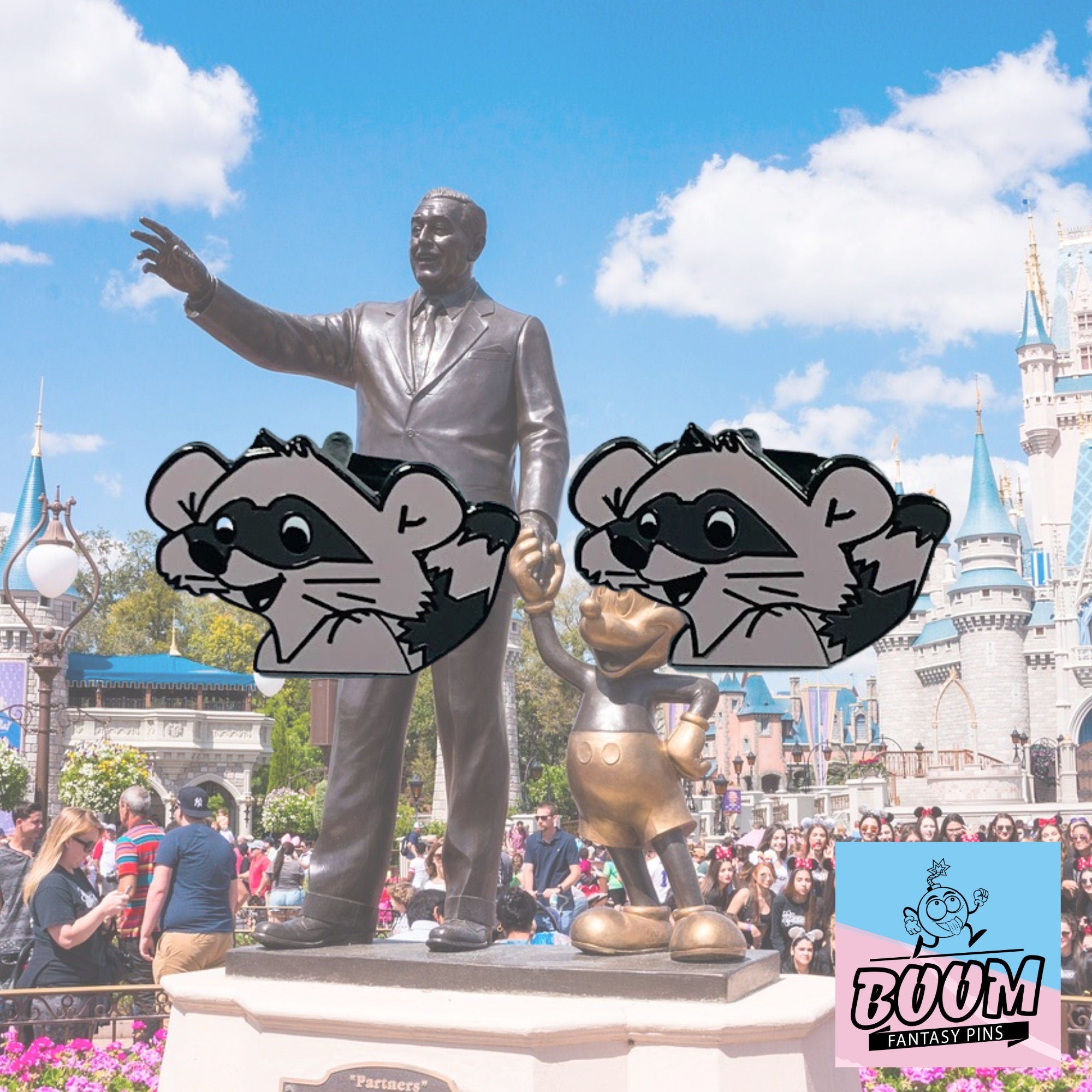 Cufflinks – Trigger the Raccoon from Robin Hood – Disney Fantasy