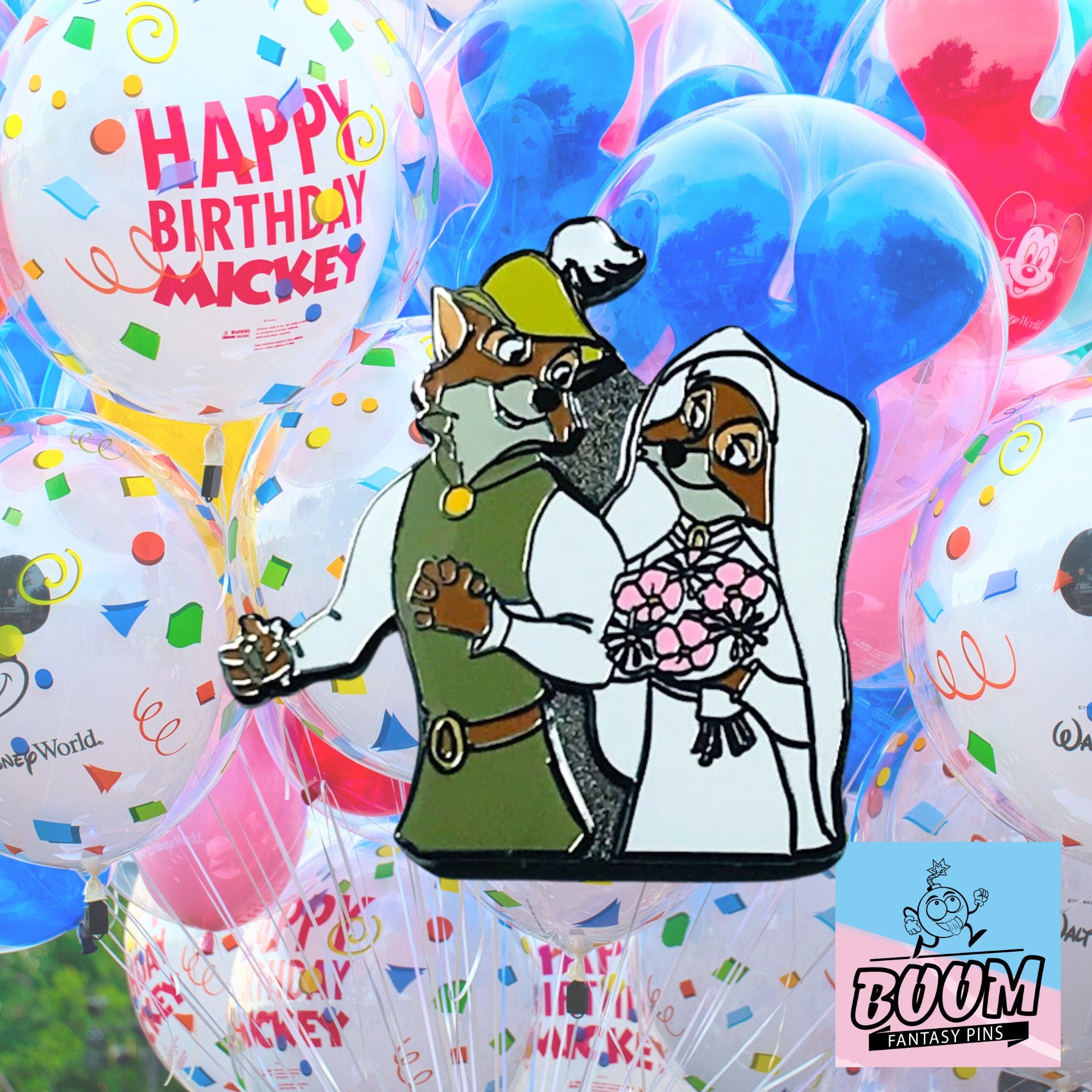 Pin – Maid Marian and Robin Hood from Robin Hood – Disney Fantasy