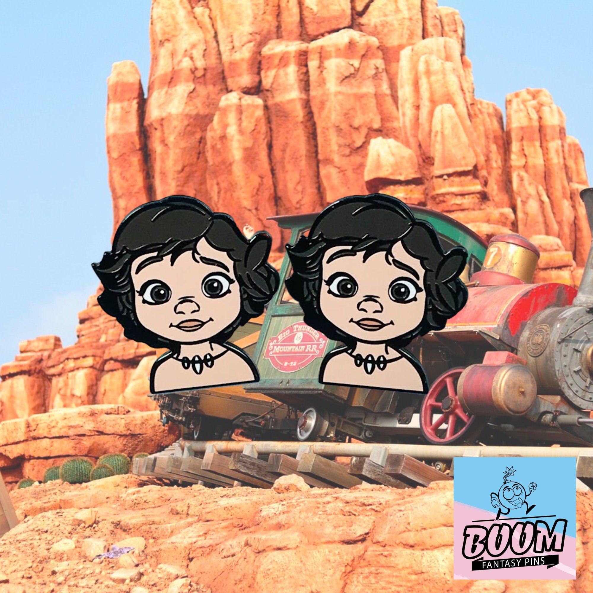 Cufflinks – Baby Moana from Moana – Disney Fantasy