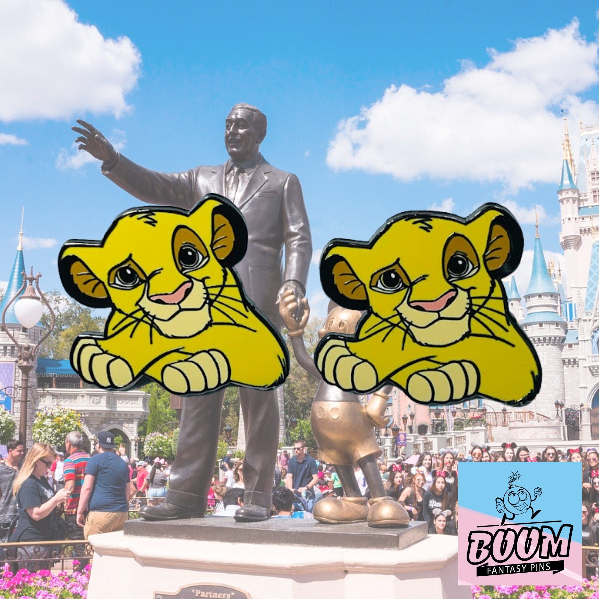 Boutons de manchette – Simba du Roi Lion – Disney Fantasy