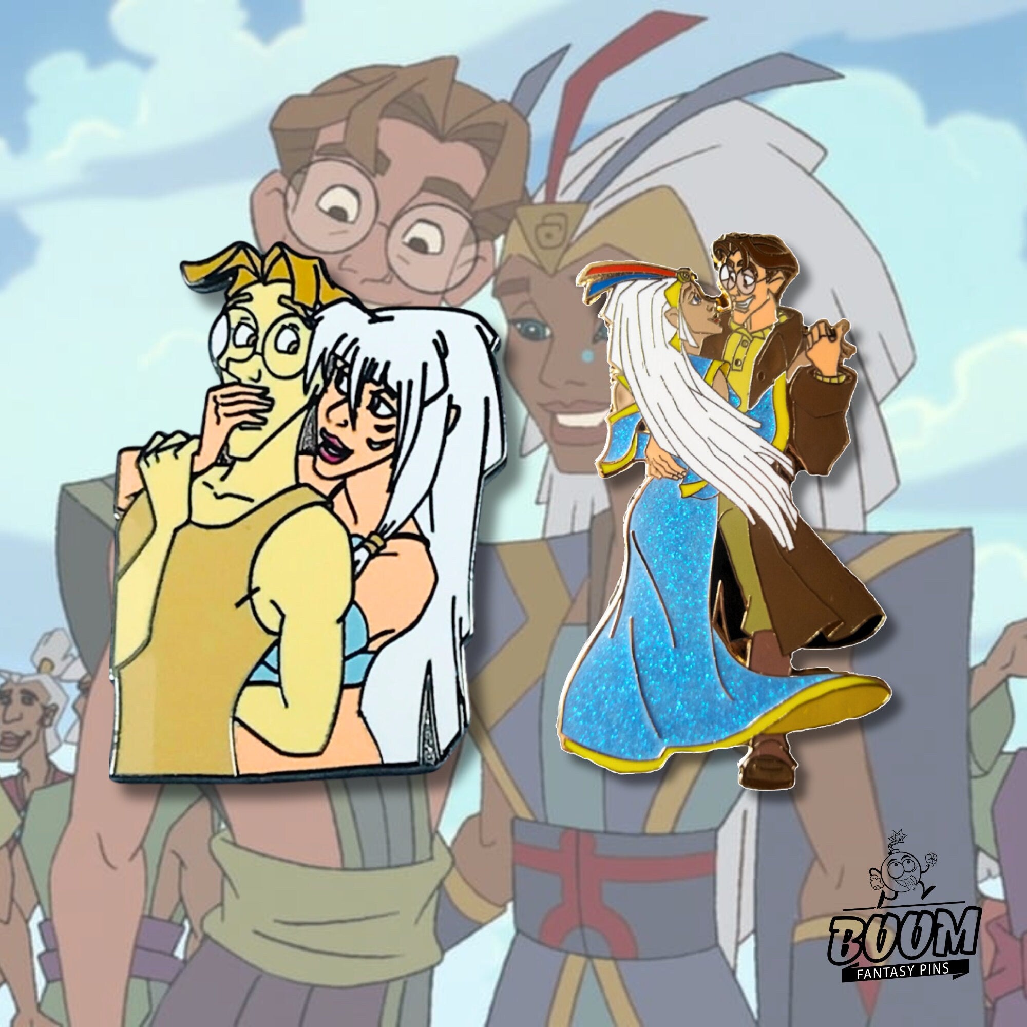 Pin – Milo Thatch and Kida Nedakh from Atlantis The Lost Empire – Disney Fantasy