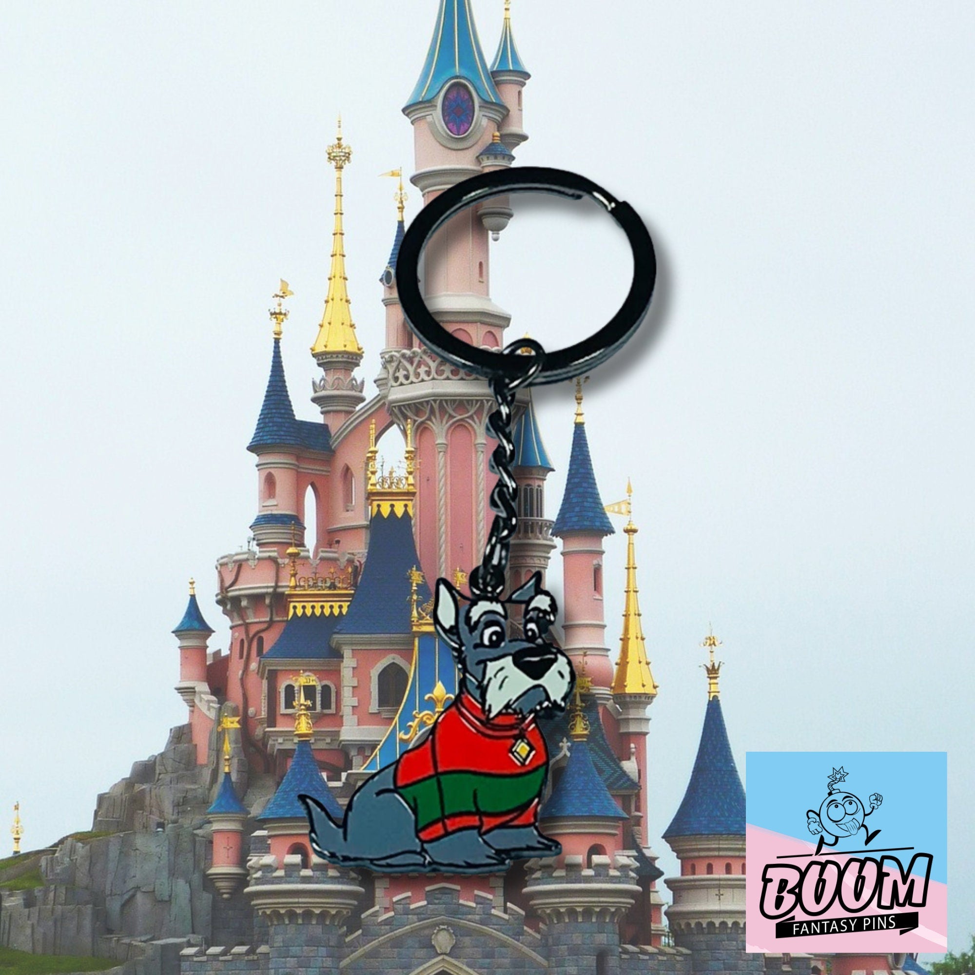 Porte-clés – Jock de La Belle et le Clochard – Disney Fantasy