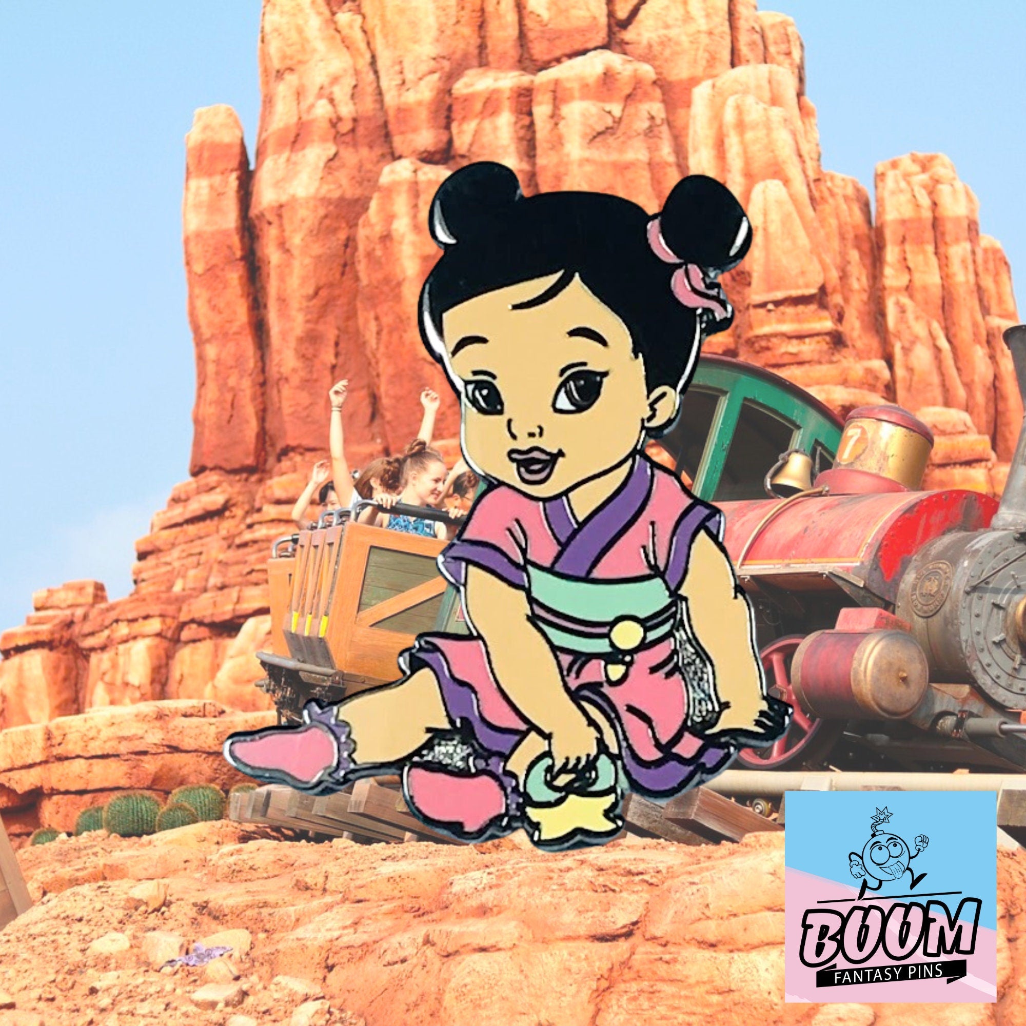 Pin's – Mulan enfant du film Mulan – Disney Fantasy