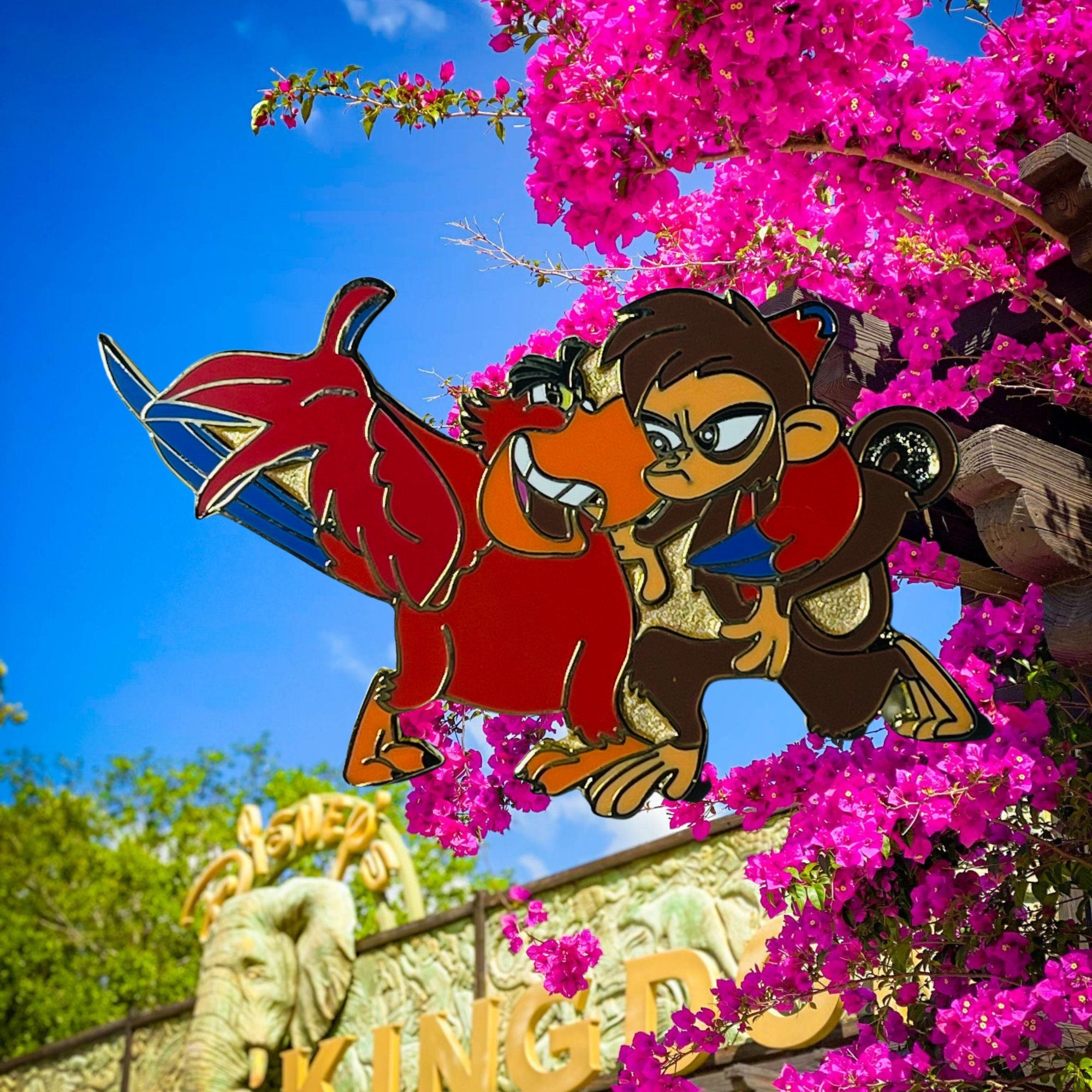 Pin's – Abu et Iago d'Aladdin – Disney Fantasy