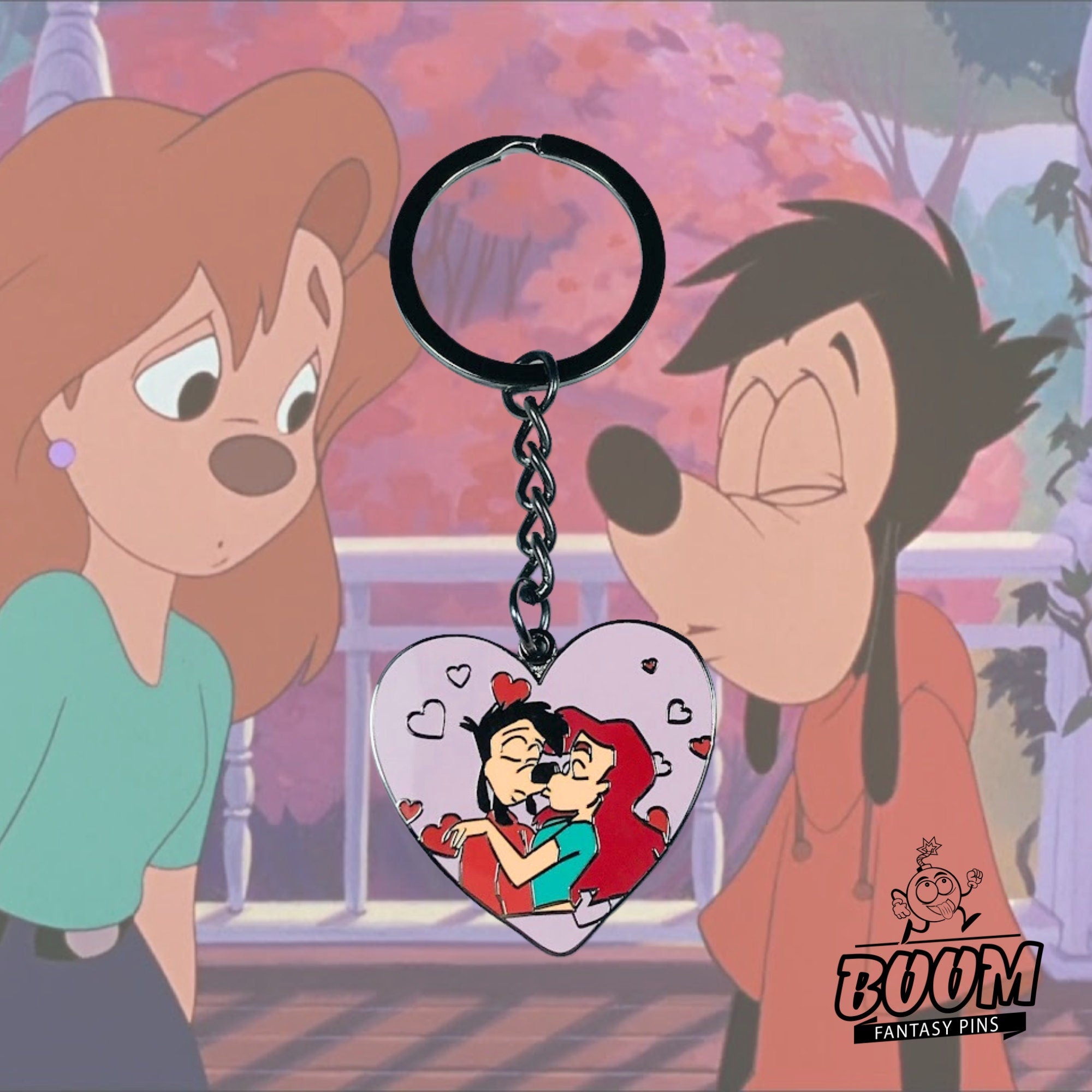 Porte-clés – Dingo et Roxanne du film Dingo et Max – Disney Fantasy