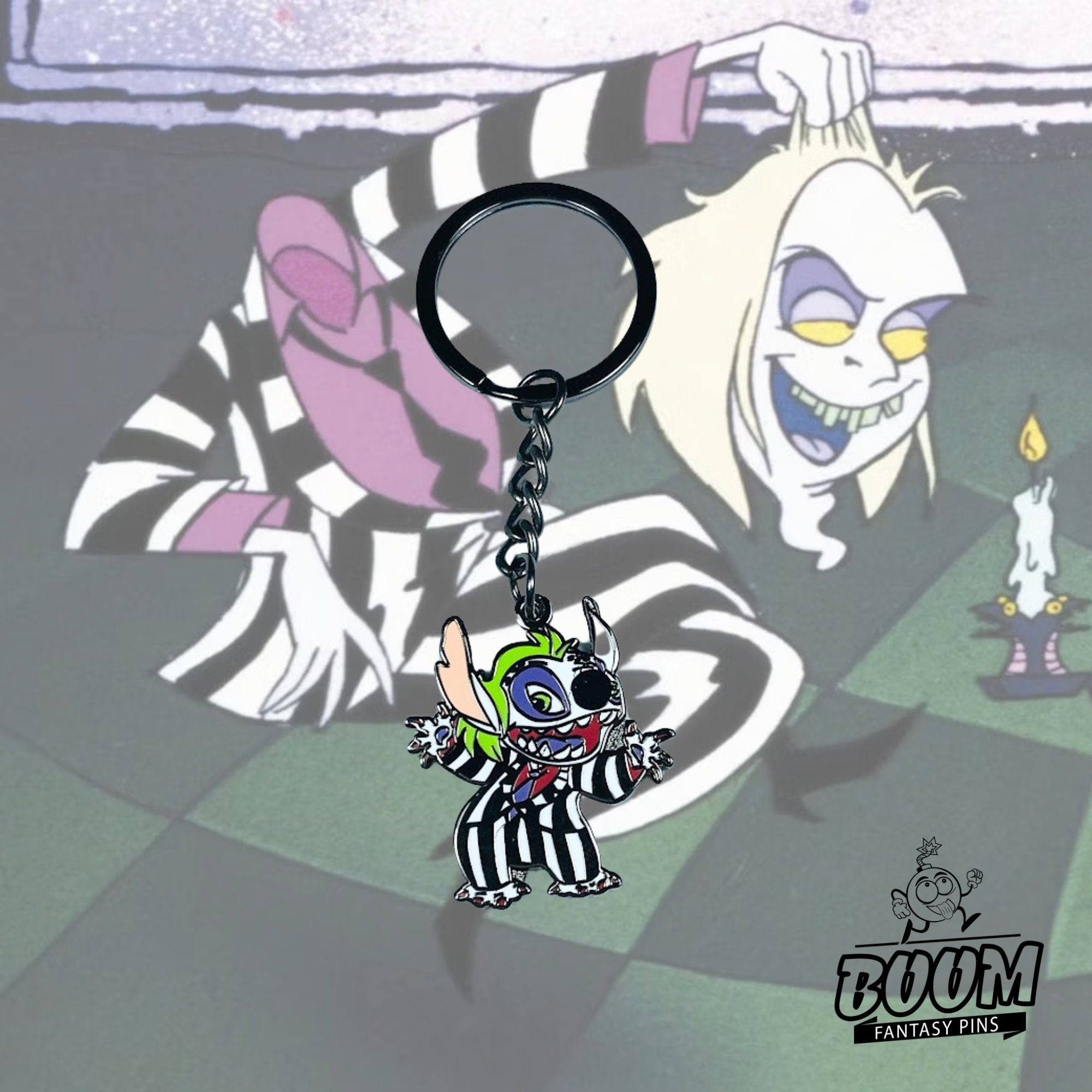 Llavero – Stitch como Beetlejuice de Beetlejuice – Disney Fantasy
