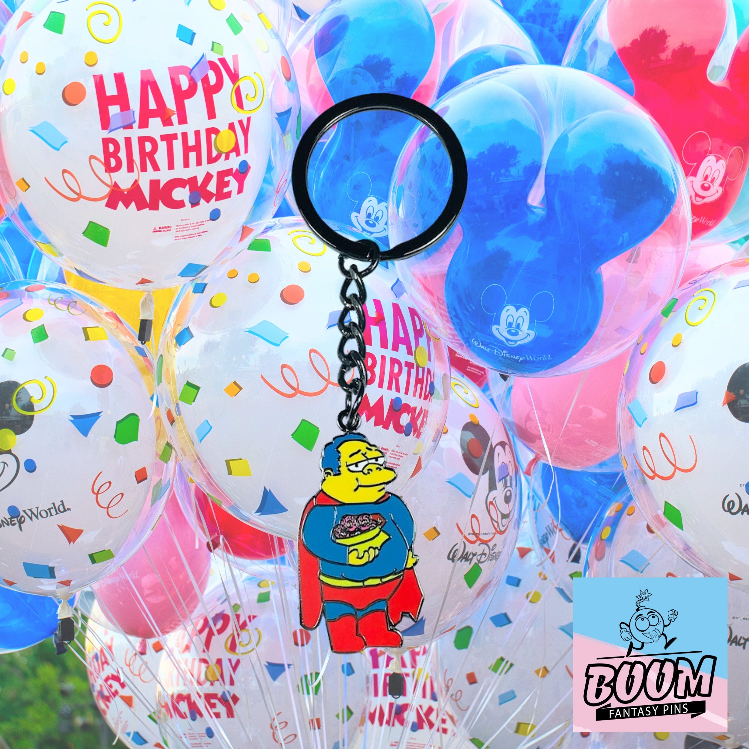 Porte-clés – Chef Clancy Wiggum des Simpson – Disney Fantasy