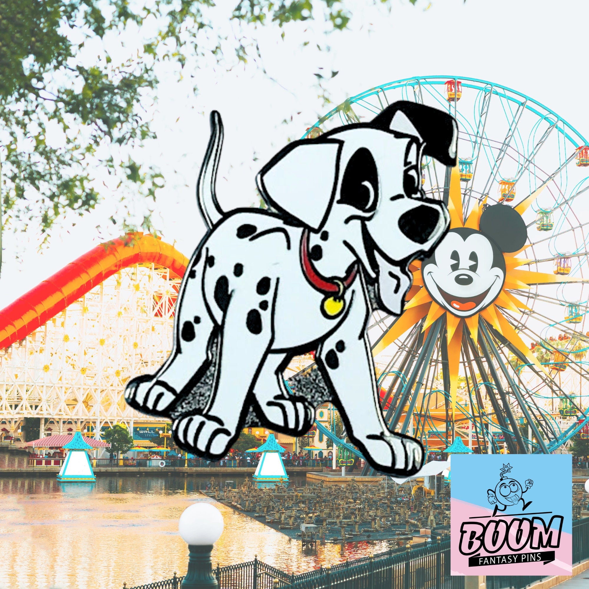 Pin bicolor de 101 dálmatas – Disney Fantasy