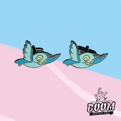 Boutons de manchette – Bambi et l'Oiseau bleu du film Bambi – Disney Fantasy