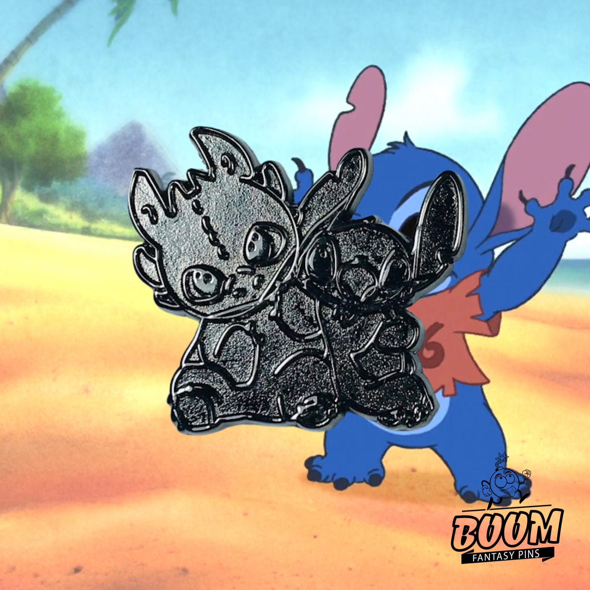 Épingle – Stitch et Krokmou de Lilo &amp; Stitch – Disney Fantasy