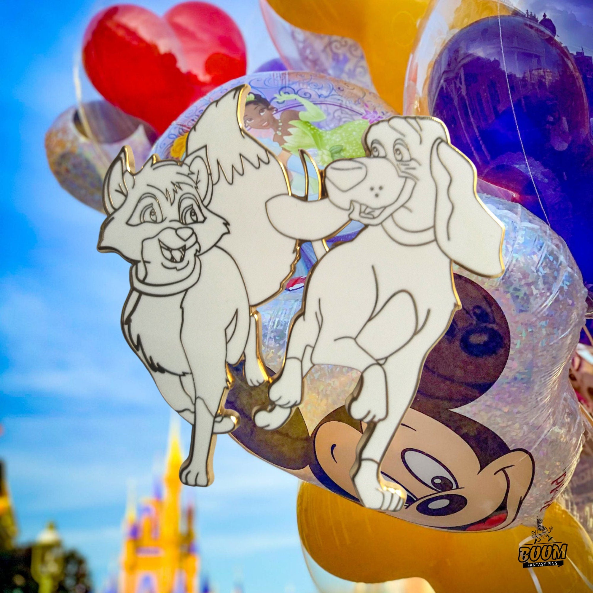 Pin's – Todd et Cooper d'Oliver et Compagnie – Disney Fantasy