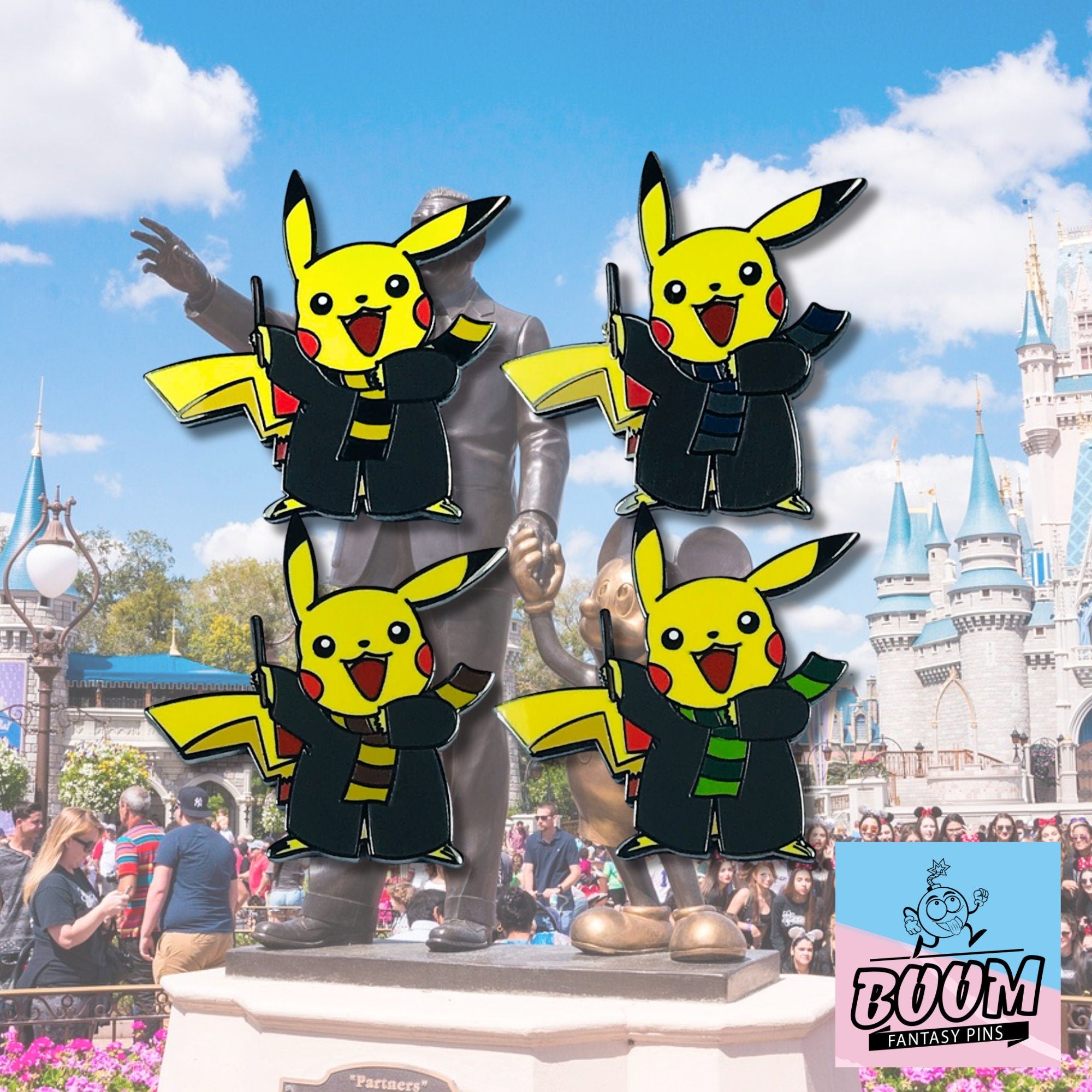 Pin – Pikachu de las casas de Pokémon y Harry Potter – Disney Fantasy
