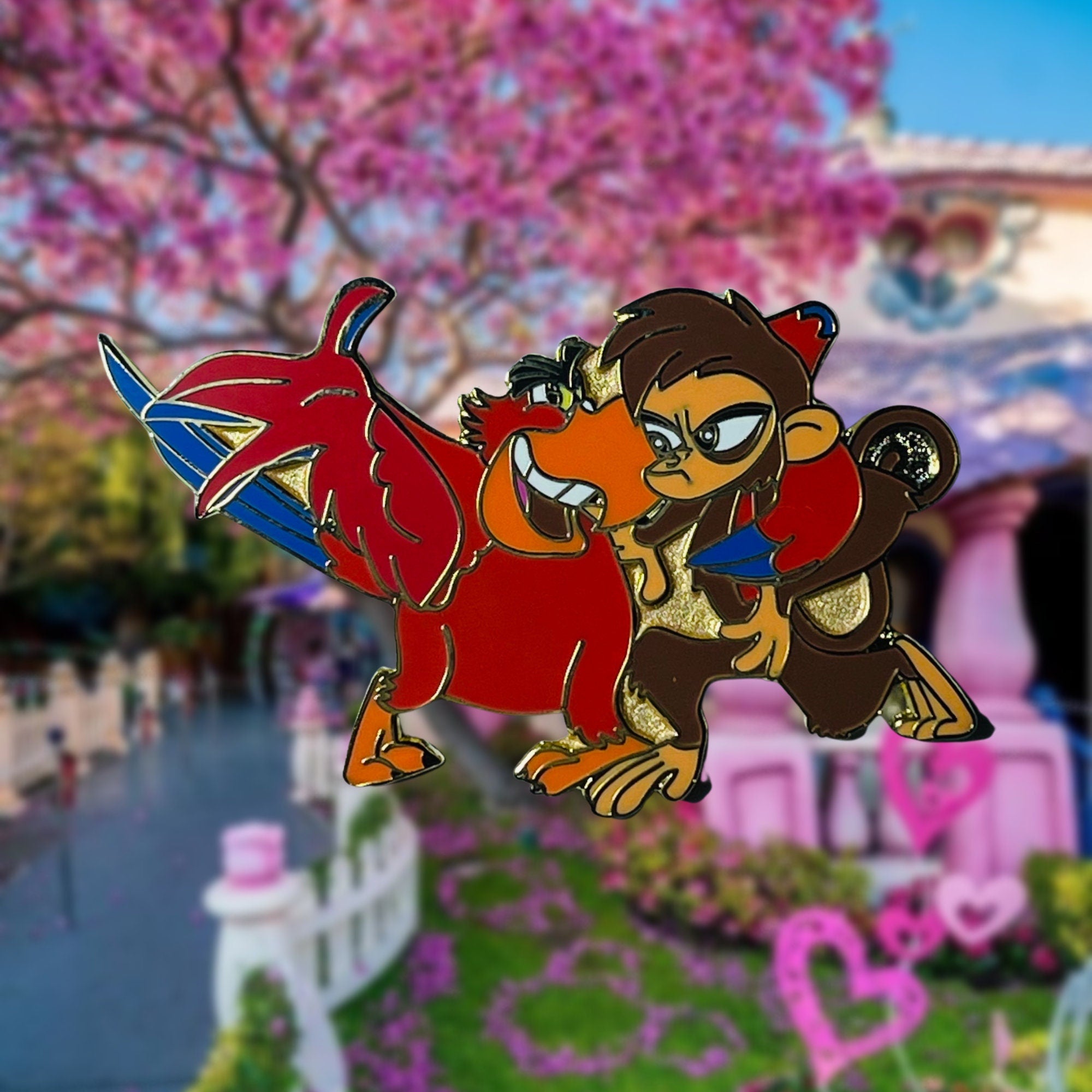 Pin's – Abu et Iago d'Aladdin – Disney Fantasy