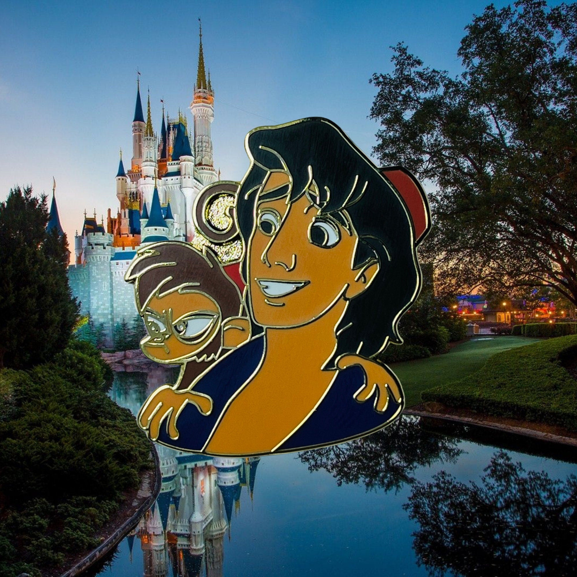 Pin – Aladdin y Abu de Aladdin – Disney Fantasy