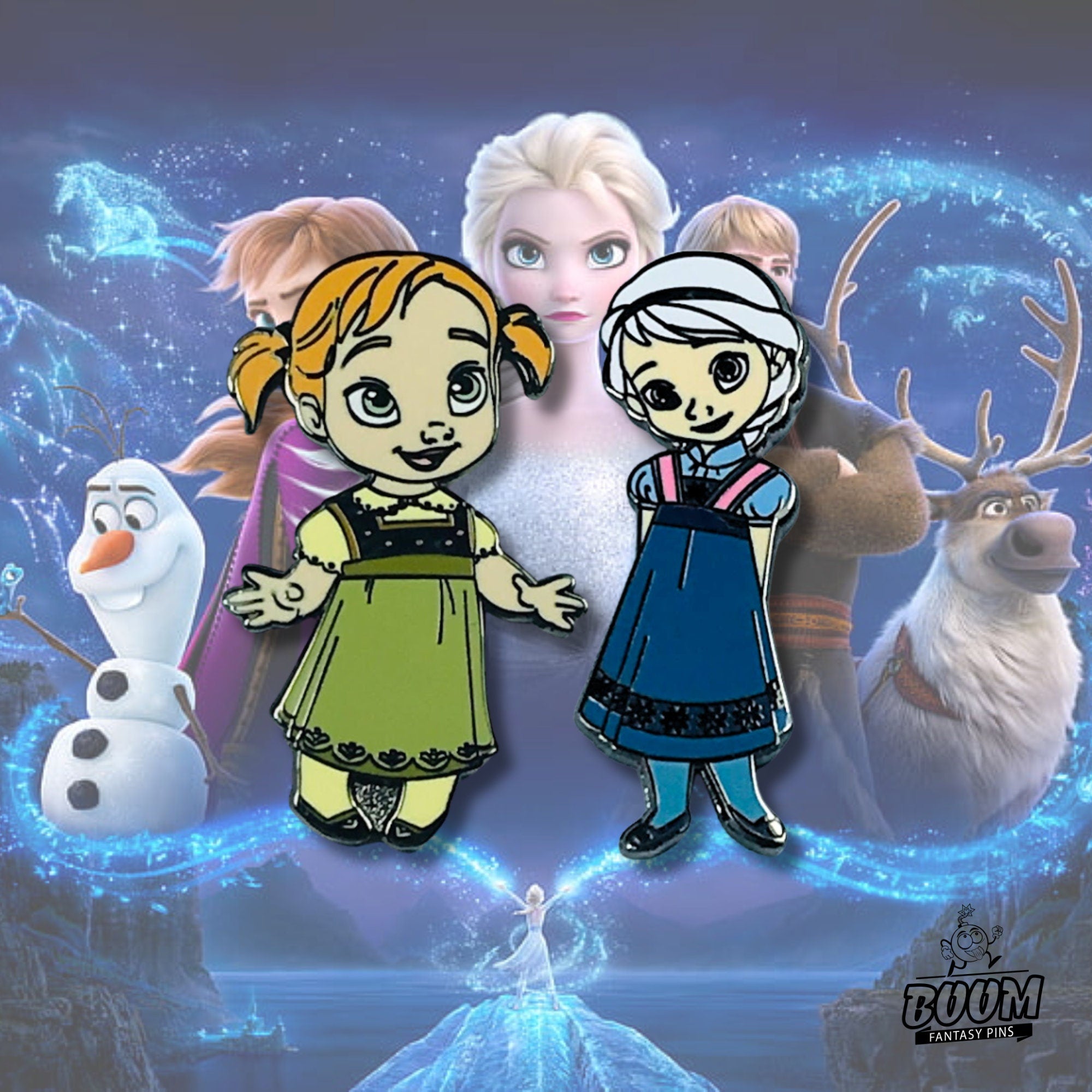 Pin – Anna and Elsa from Frozen – Disney Fantasy