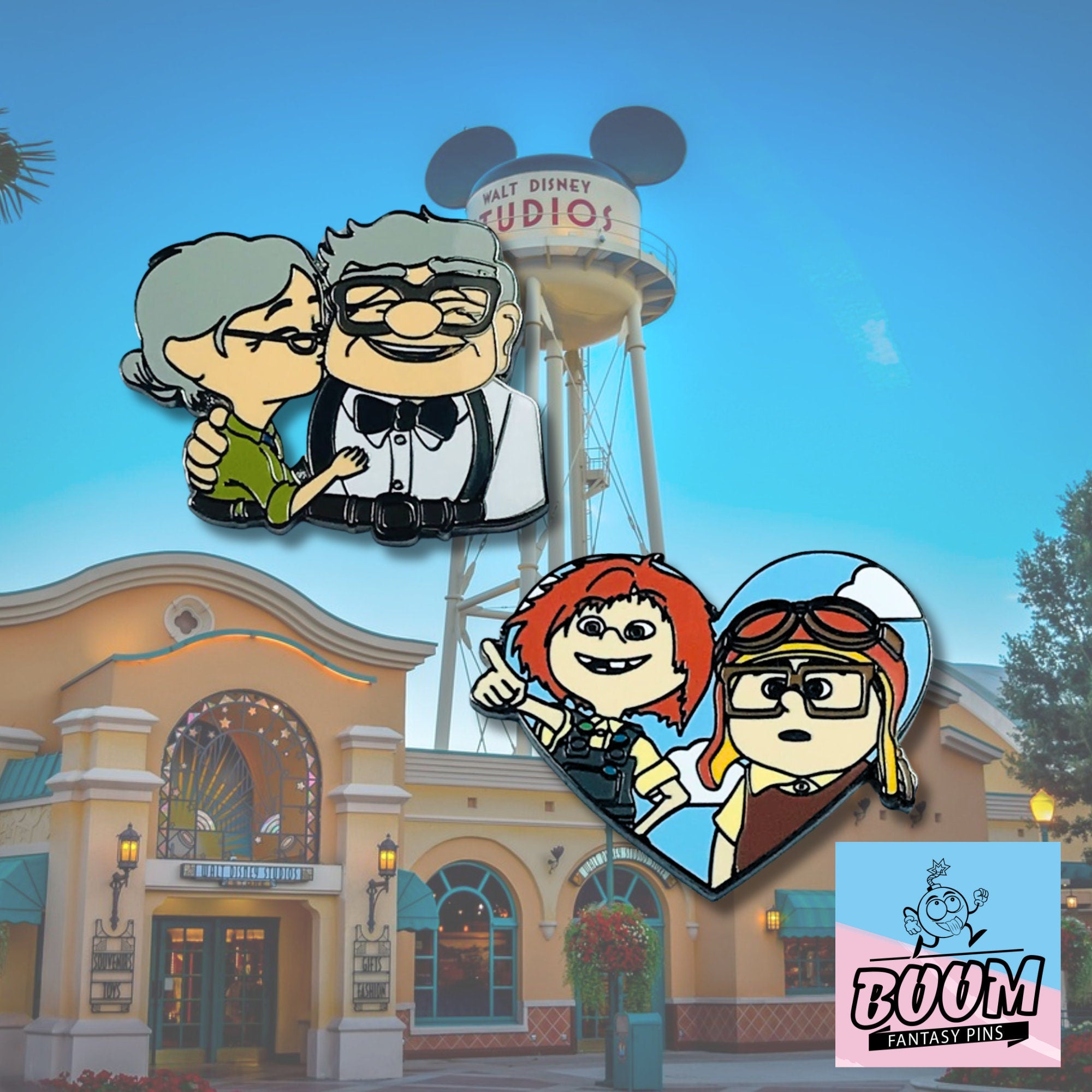 Pin – Carl Fredricksen y Ellie Fredricksen de Up – Disney Fantasy