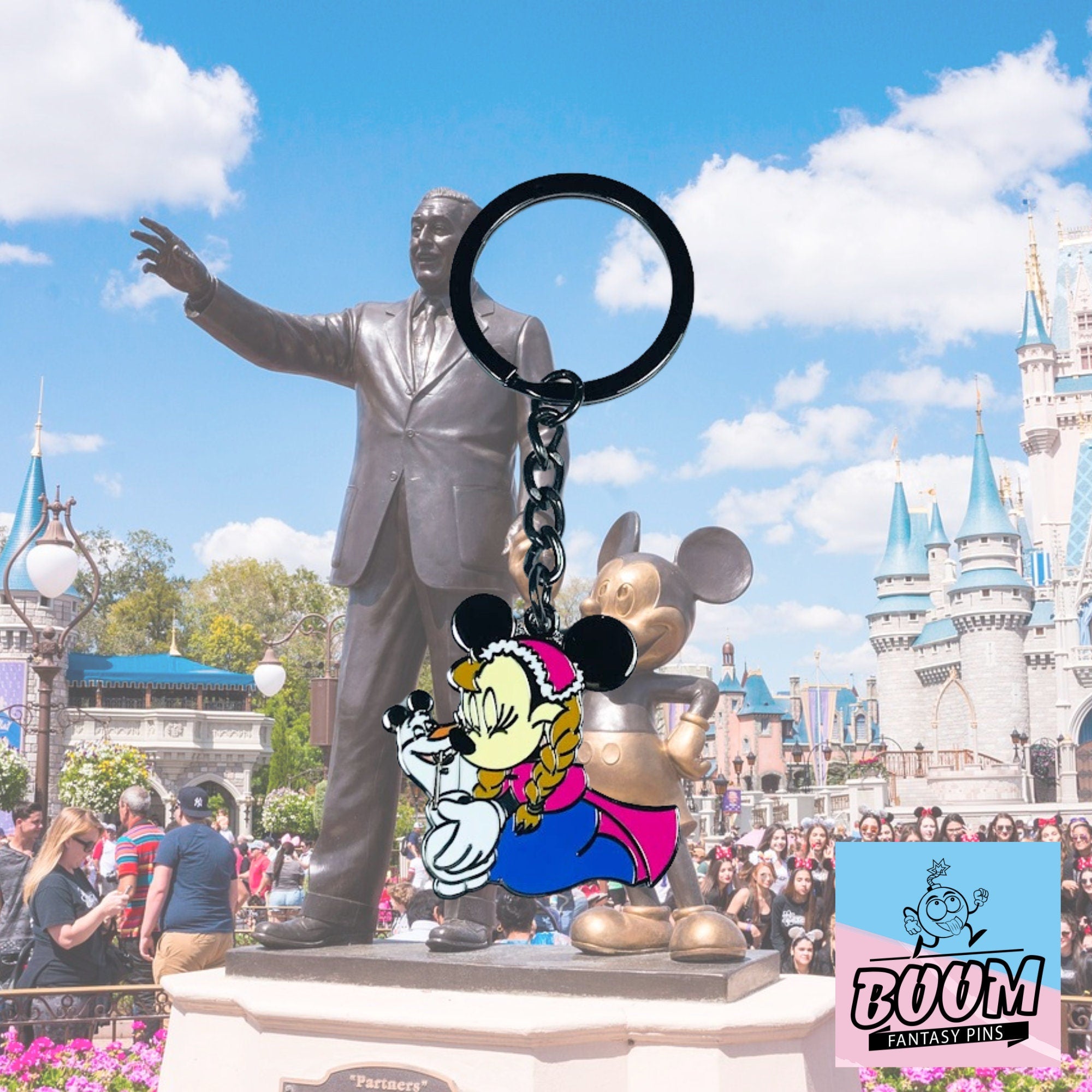 Porte-clés – Minnie Mouse en Anna de La Reine des Neiges – Disney Fantasy