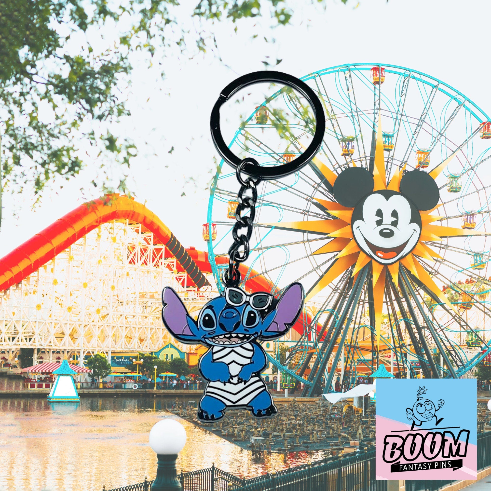 Keychain – Experiment 626 Stitch As Blonde from Lilo & Stitch – Disney Fantasy