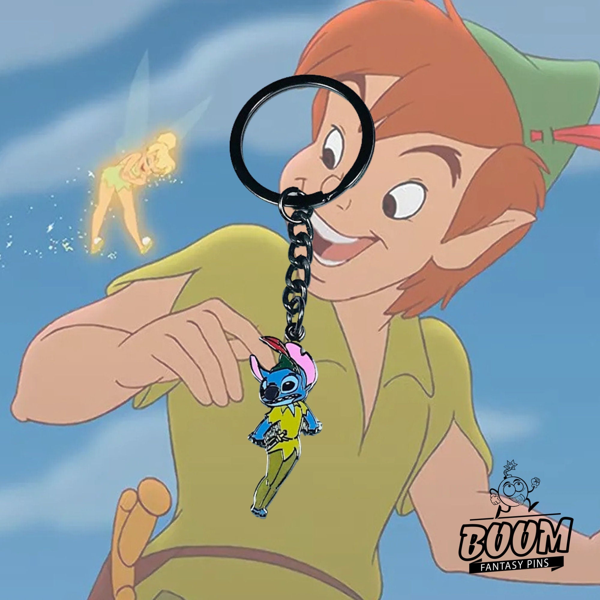 Llavero – Experimento 626 Stitch como Peter Pan de Lilo y Stitch – Disney Fantasy