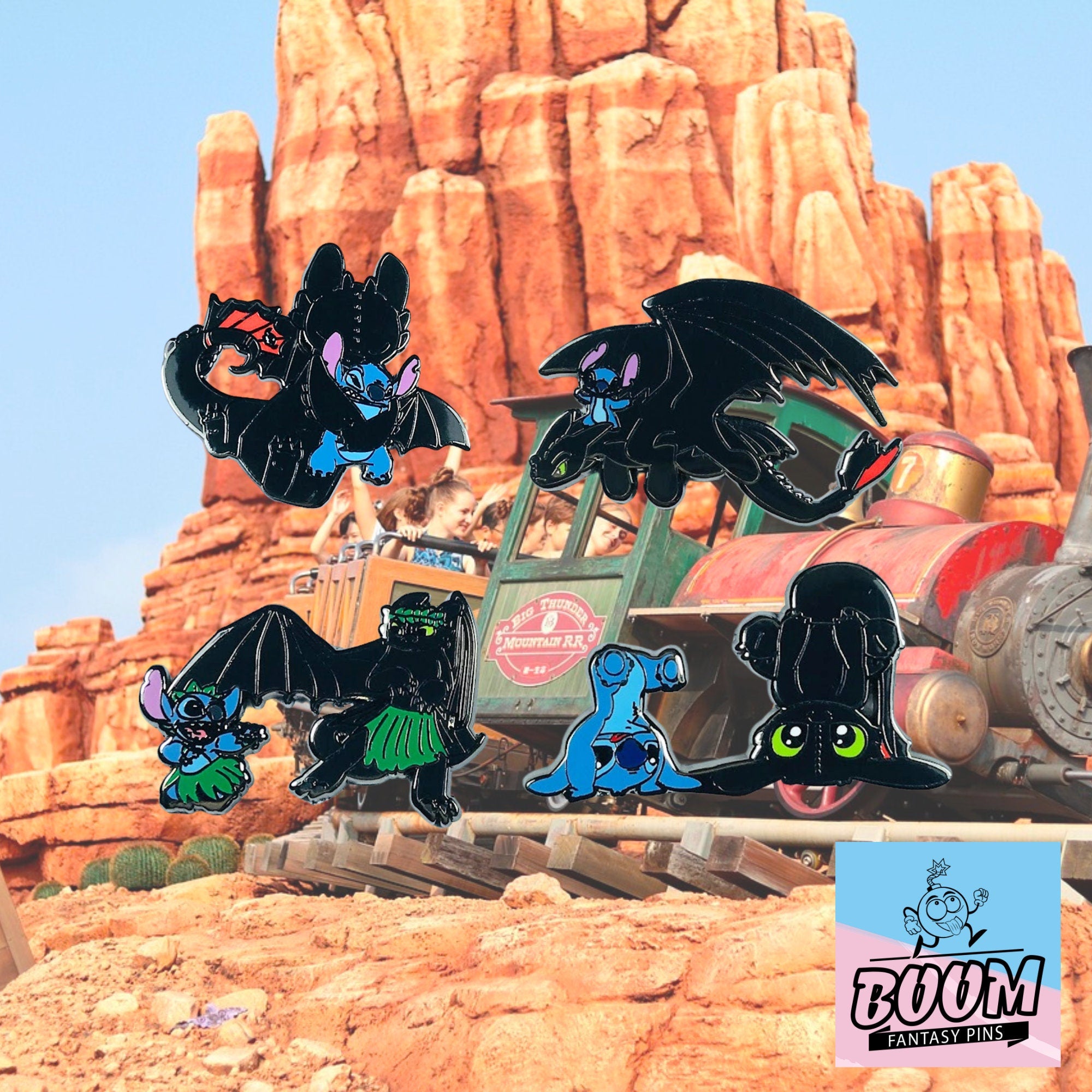 Pin – Experimento de Stitch 626 y Desdentao de Lilo y Stitch – Fantasía Disney