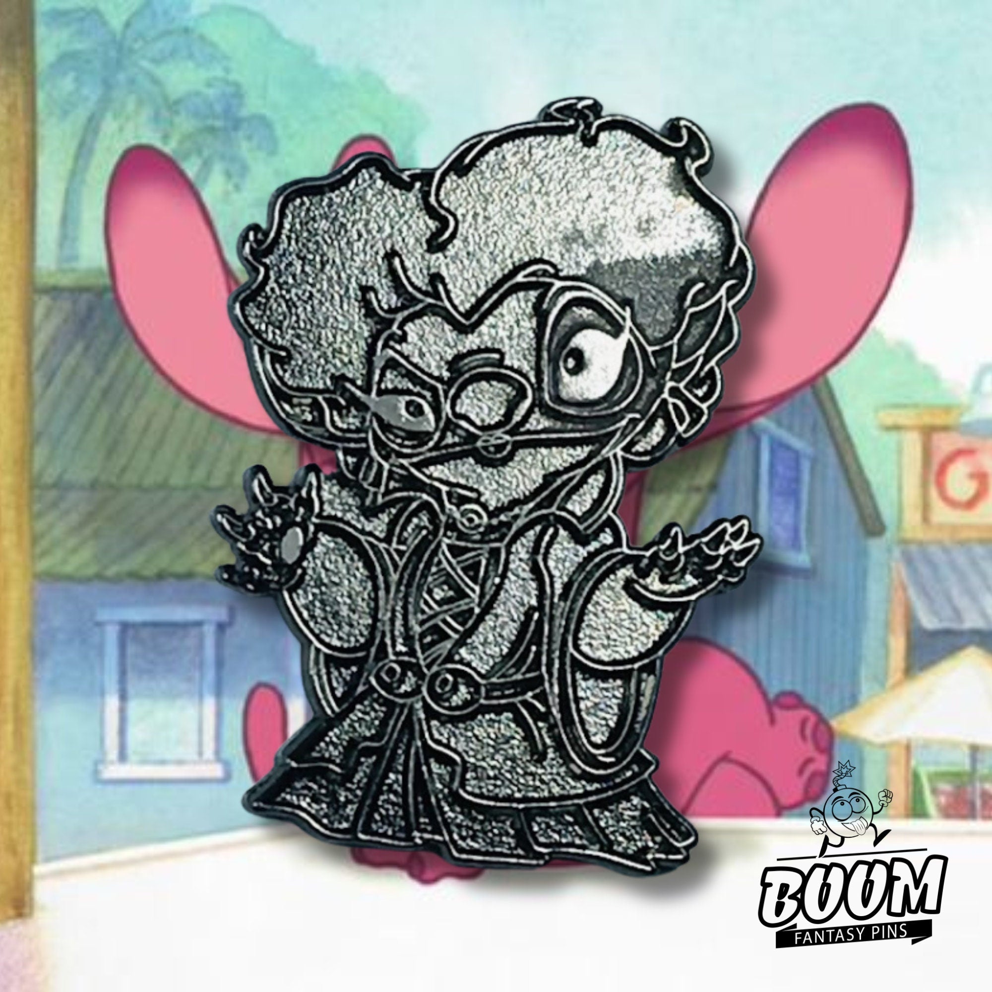 Pin's – Stitch en Winifred Sanderson de Lilo &amp; Stitch – Disney Fantasy