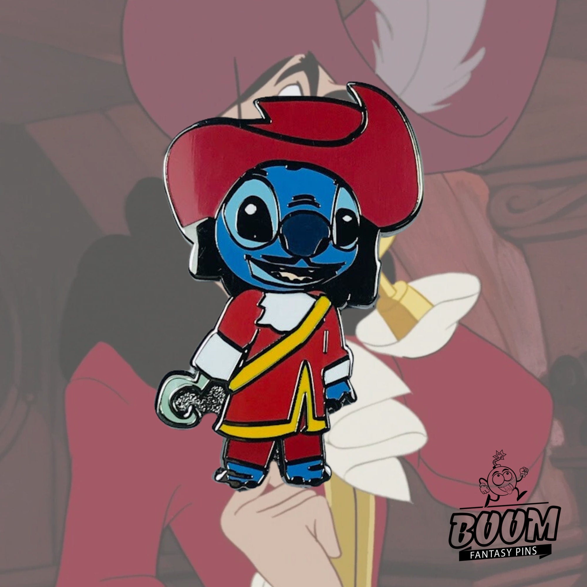 Pin – Stitch como el Capitán Garfio de Lilo y Stitch – Disney Fantasy