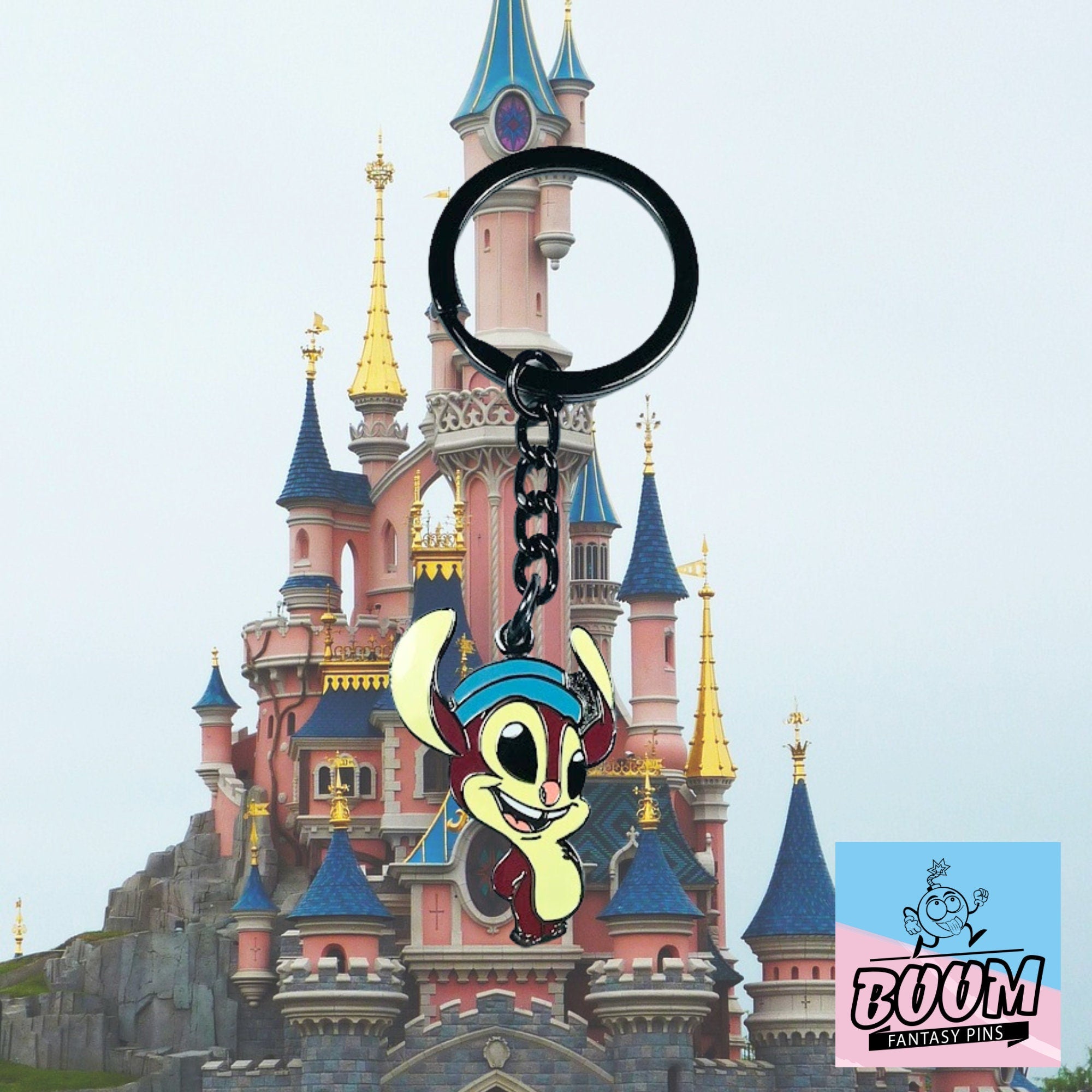 Llavero – Experimento 110 de Stitch Squeak de Lilo &amp; Stitch – Disney Fantasy