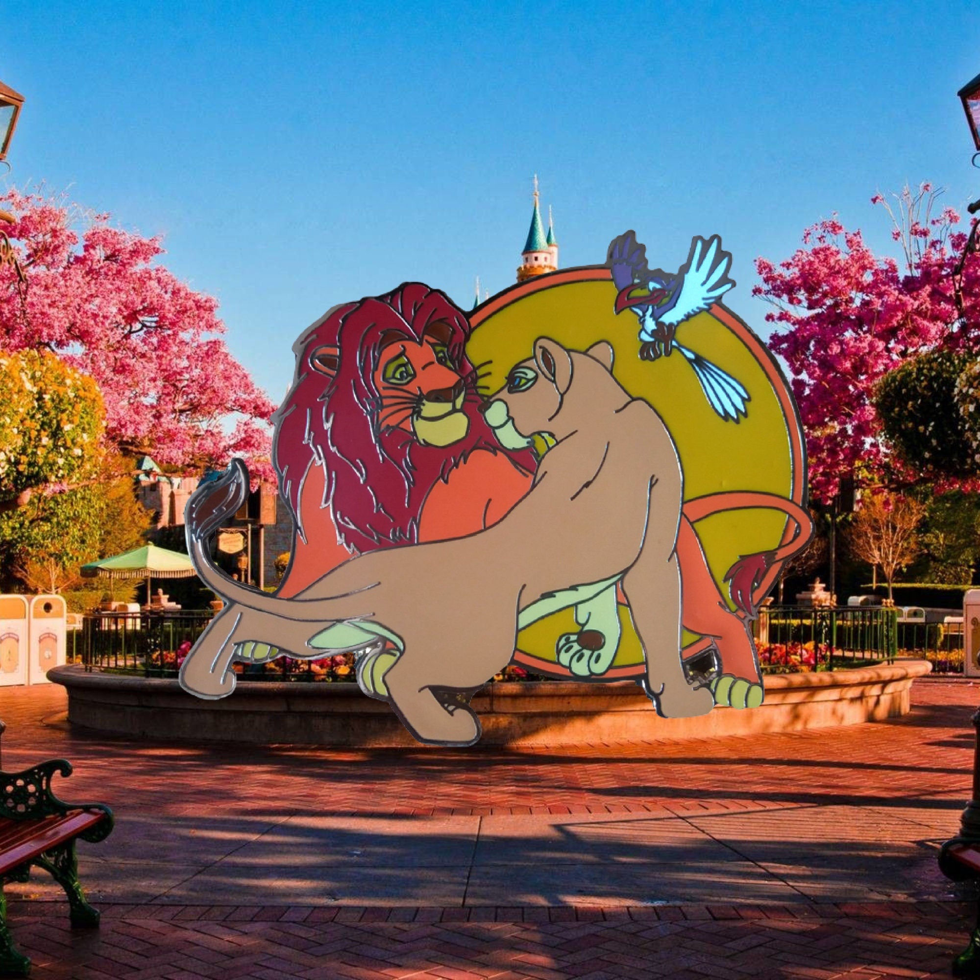 Pin's – Simba, Nala et Zazu du Roi Lion – Disney Fantasy