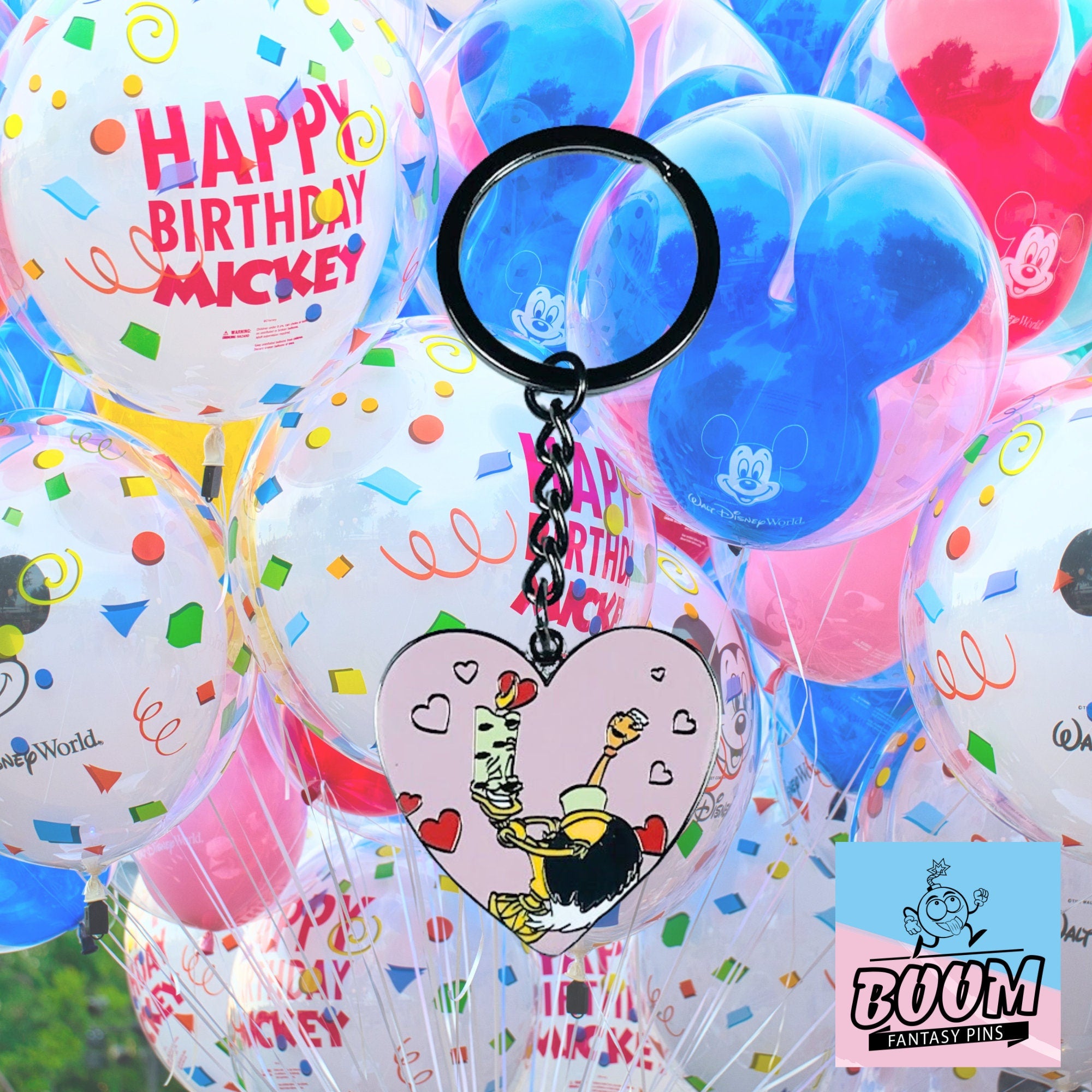 Porte-clés – Lumière et Babette de La Belle et la Bête – Disney Fantasy