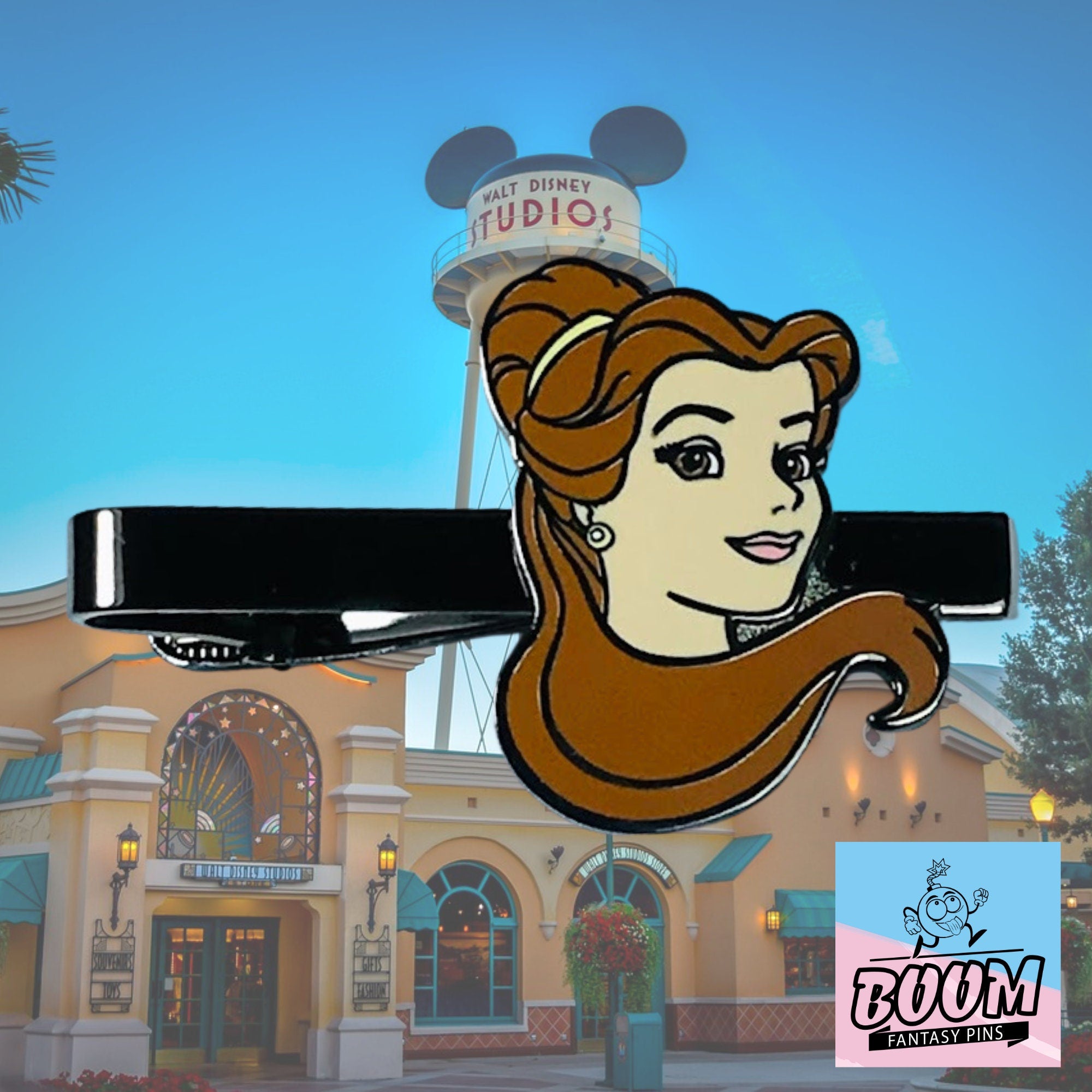 Pinza de corbata – Bella de La Bella y la Bestia – Disney Fantasy