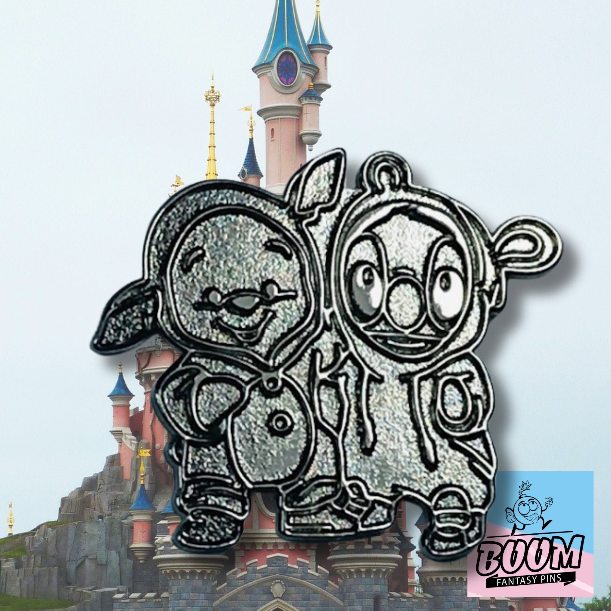 Prueba de pin - Winnie Pooh con Stitch de Lilo &amp; Stitch - Disney Fantasy
