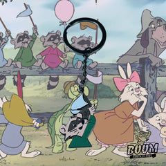 Llavero – Mapache Bandera Azul de Robin Hood – Disney Fantasy