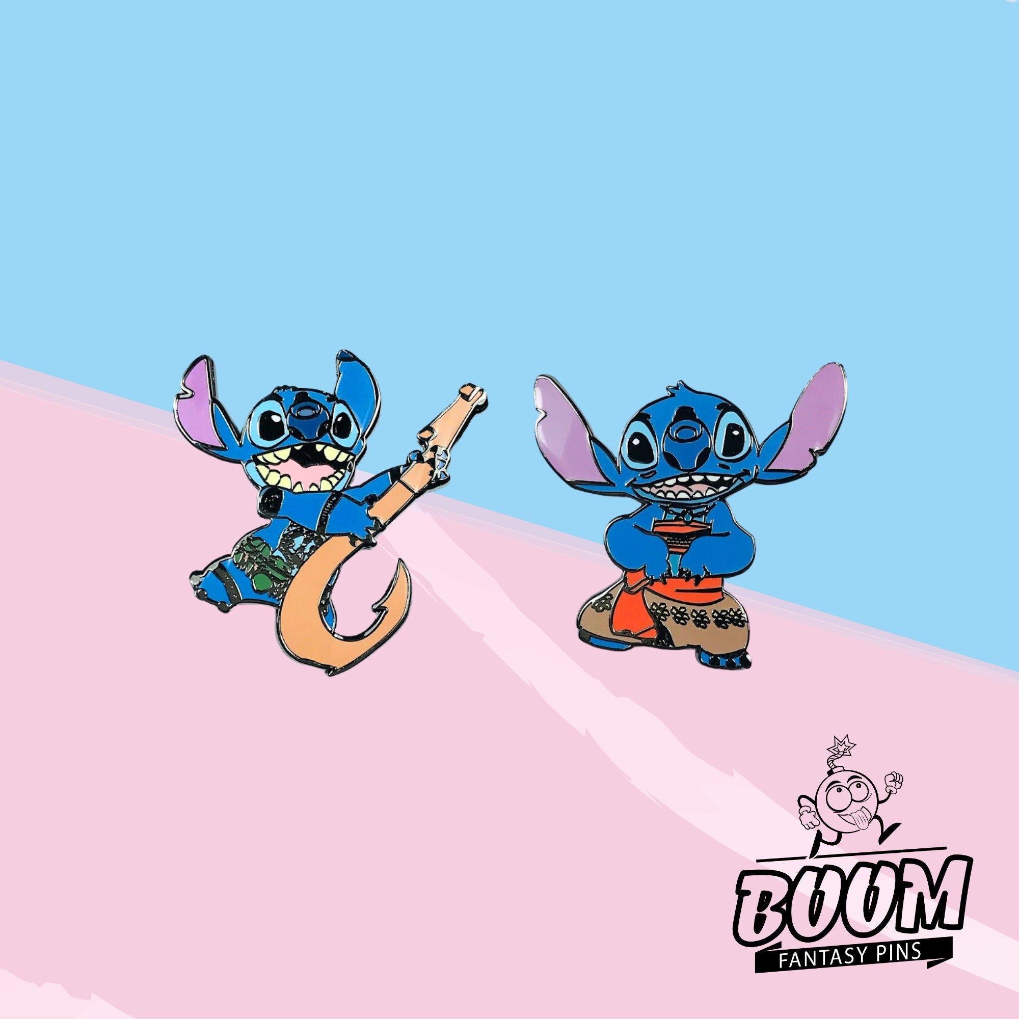 Épingle – Expérience 626 Stitch en Moana et Maui de Lilo et Stitch – Disney Fantasy