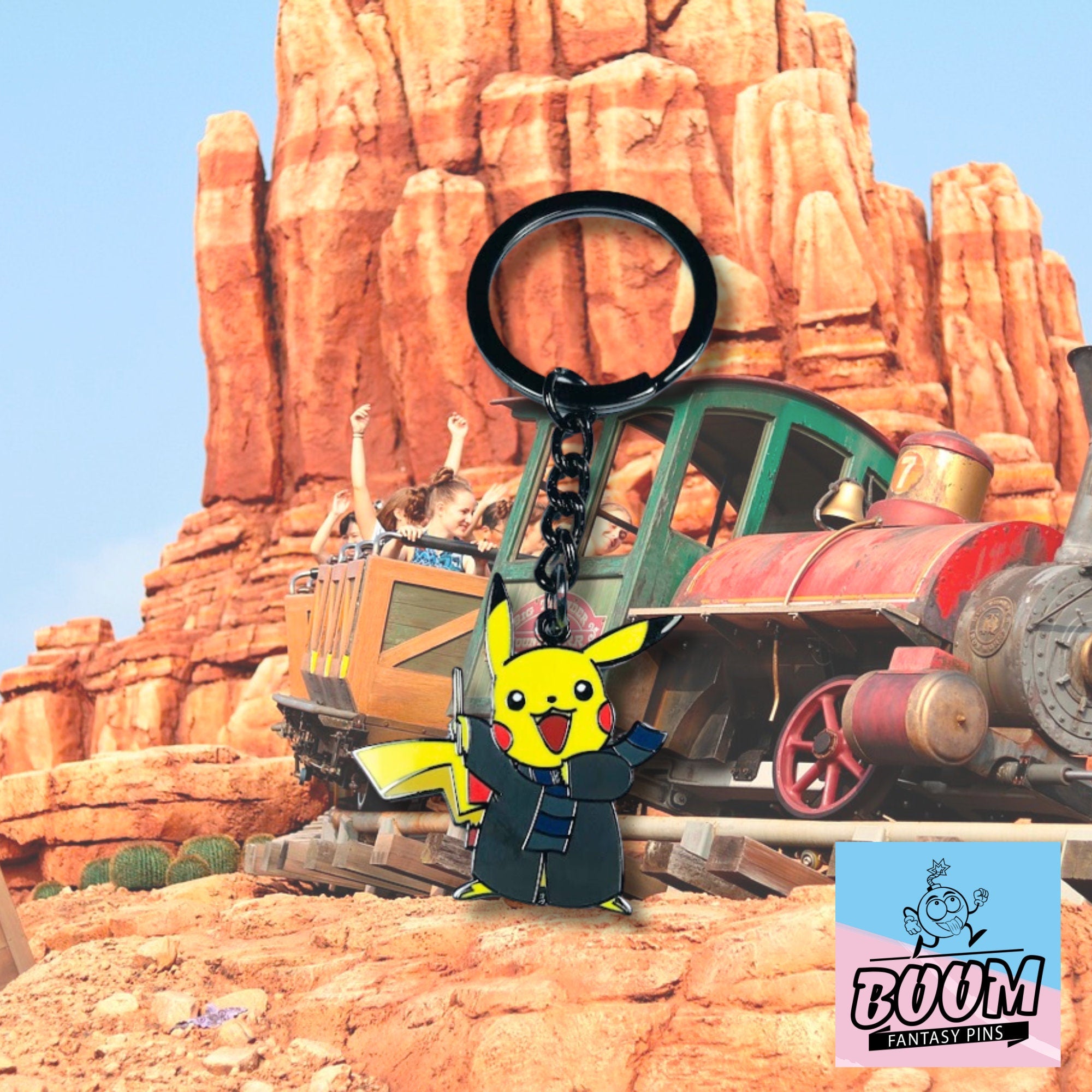 Llavero – Pikachu de Pokémon y Harry Potter – Disney Fantasy