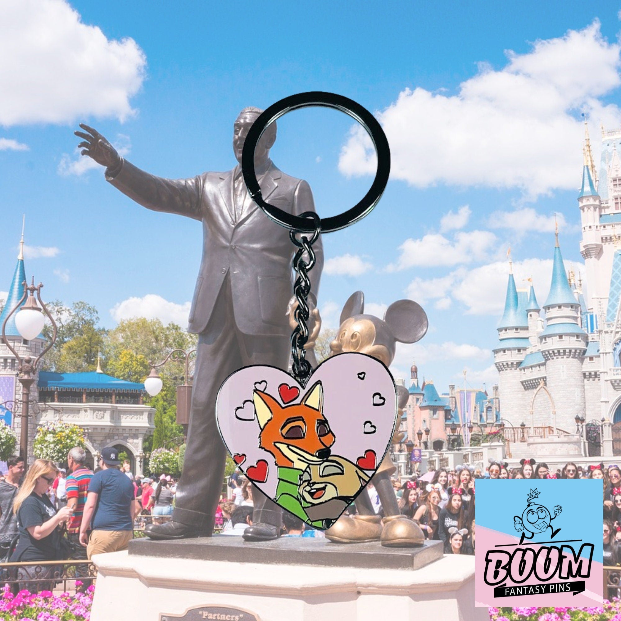 Llavero – Judy Hopps y Nick Wilde de Zootopia – Disney Fantasy