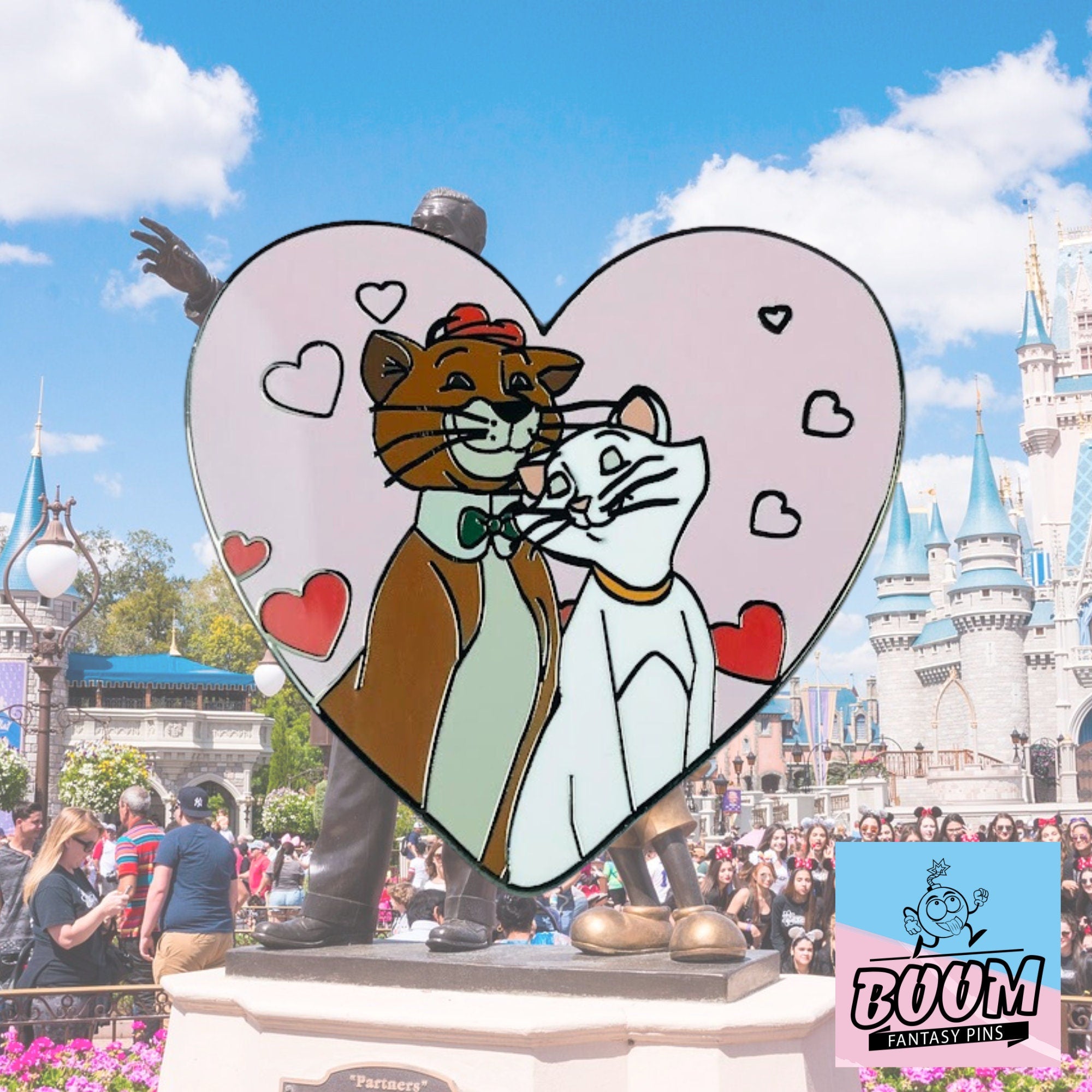 Pin's – La Duchesse et Thomas O'Malley des Aristochats – Disney Fantasy